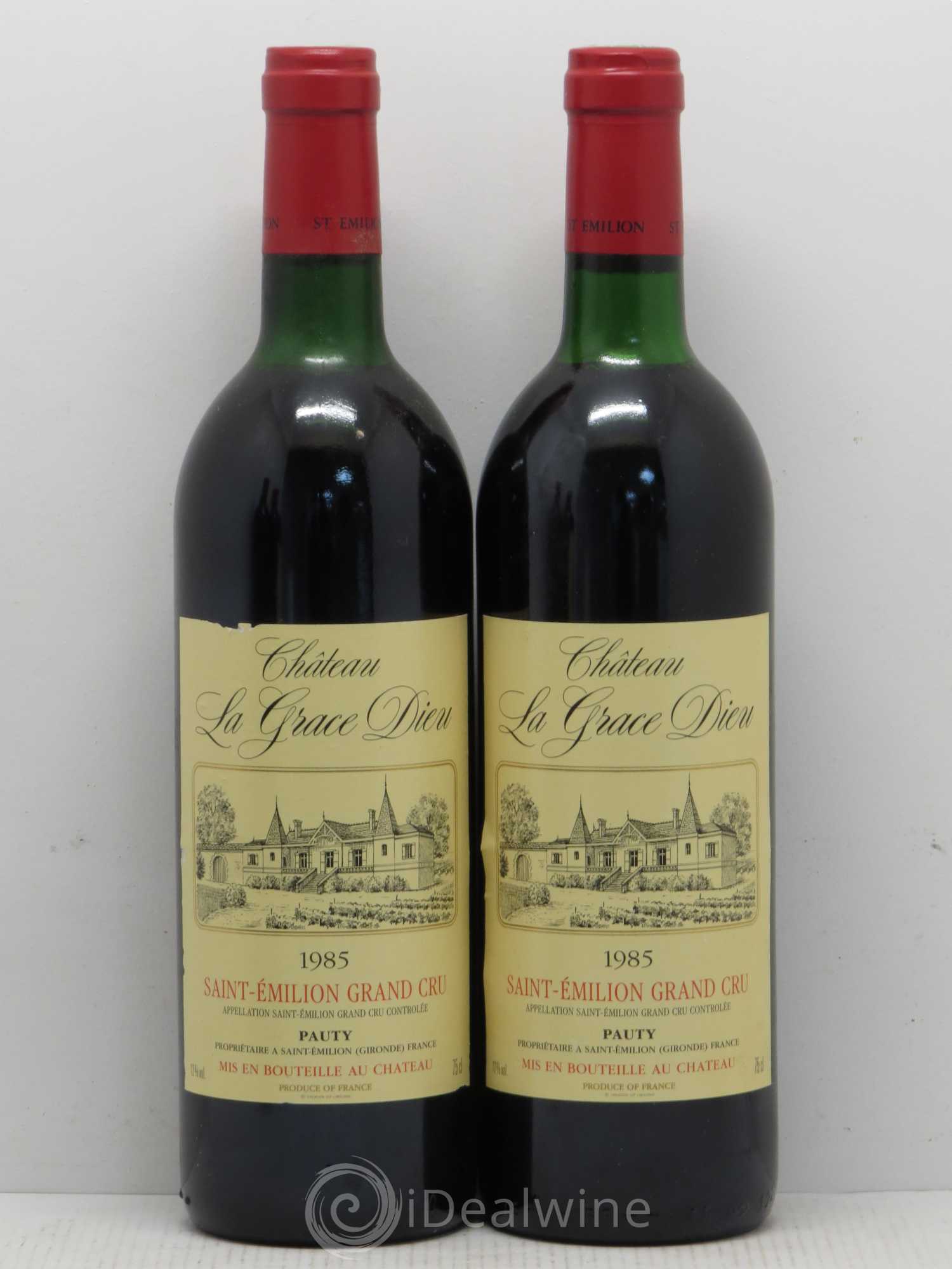 Château la Grâce Dieu 1985 - Lot de 2 bouteilles - 0