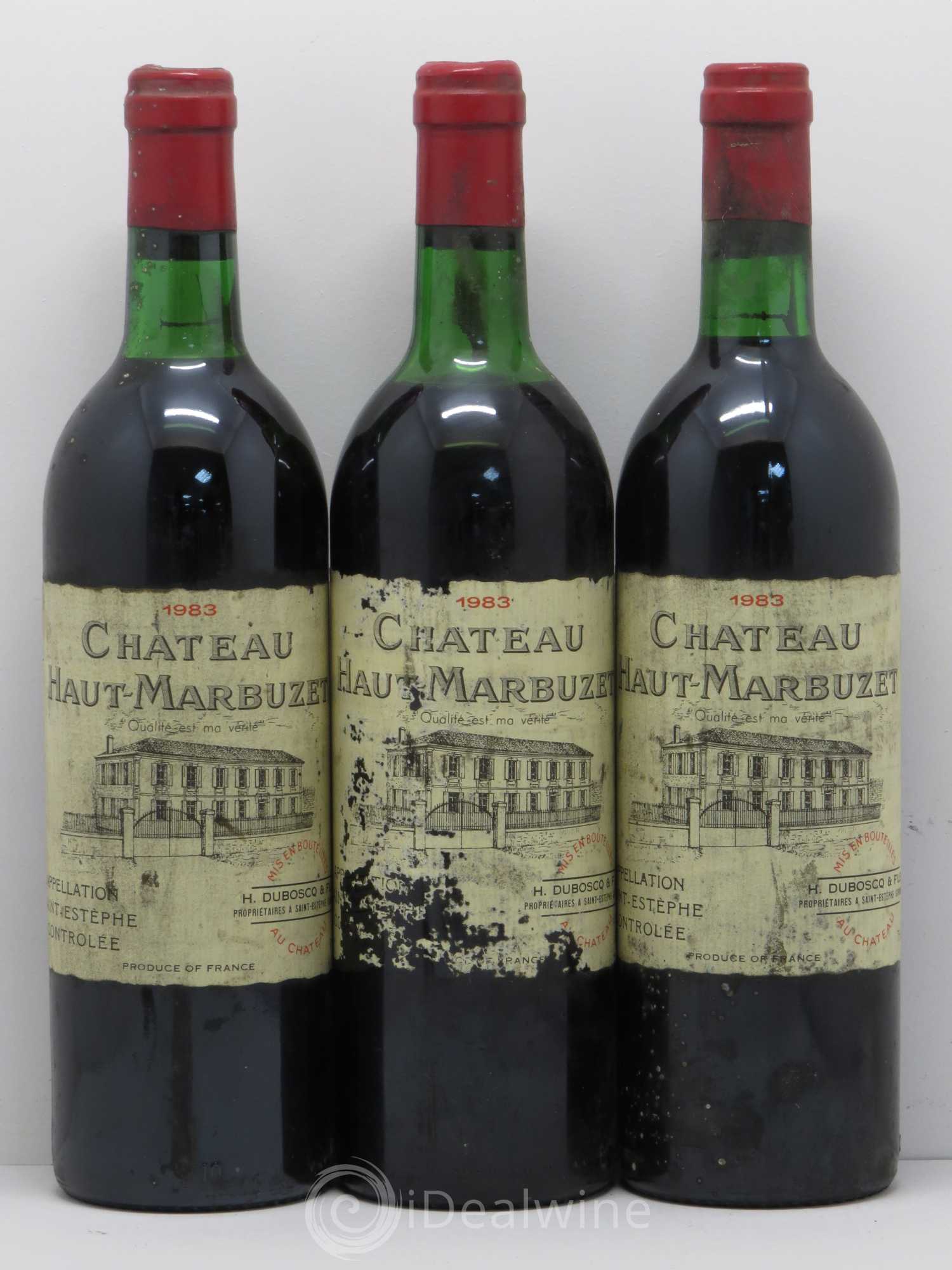 Château Haut Marbuzet (sans prix de réserve) 1983 - Lot de 6 bouteilles - 2