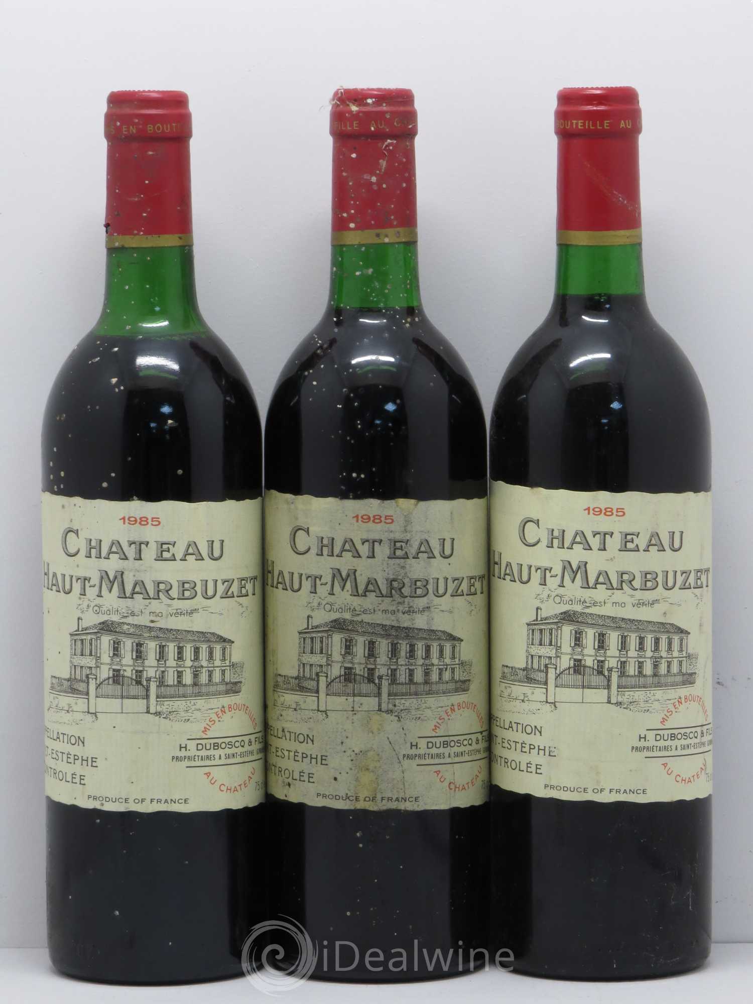 Château Haut Marbuzet (sans prix de réserve) 1985 - Lot de 6 bouteilles - 2