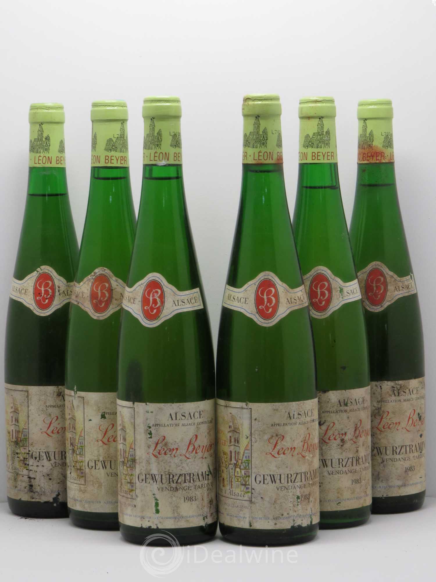 Gewurztraminer Vendanges Tardives Léon Beyer 1983 - Lotto di 6 bottiglie - 0