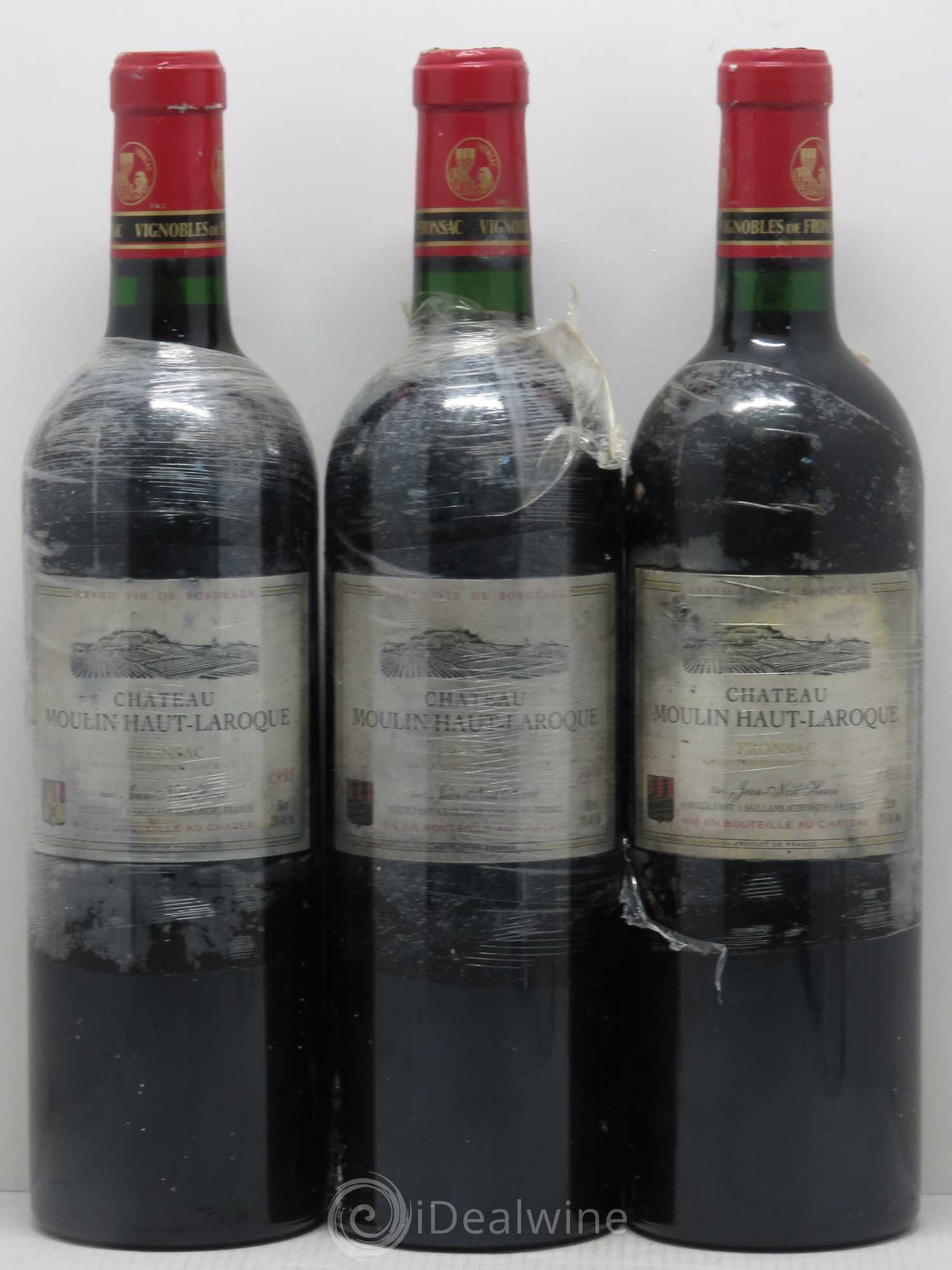 Fronsac Moulin Haut Laroque 1998 - Posten von 6 Flaschen - 2