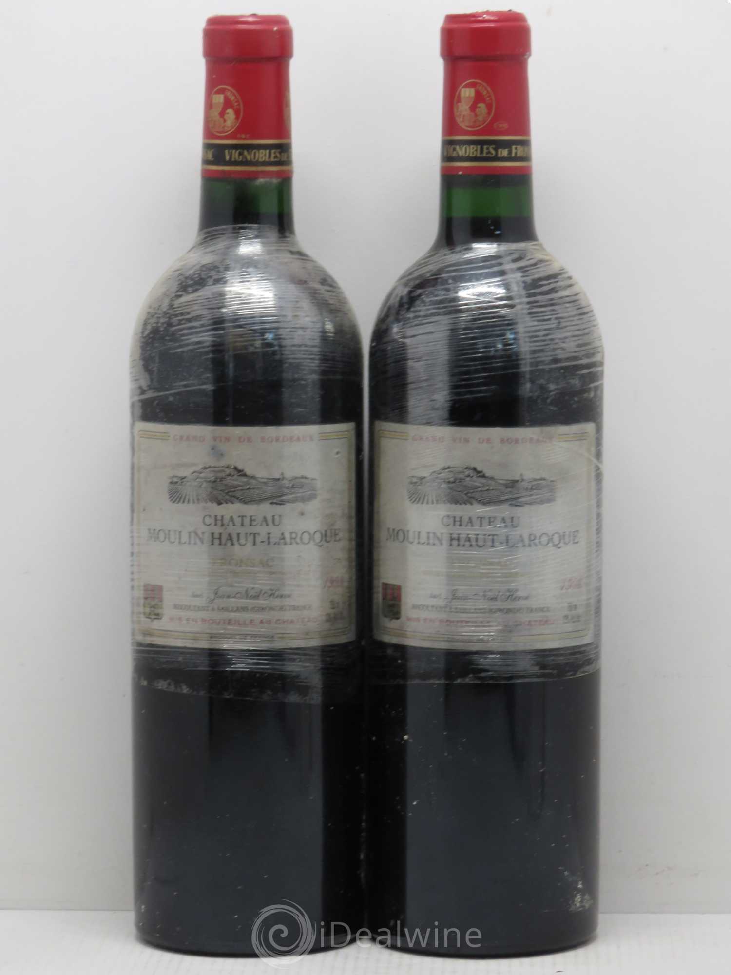 Fronsac Moulin Haut Laroque 1998 - Posten von 2 Flaschen - 0