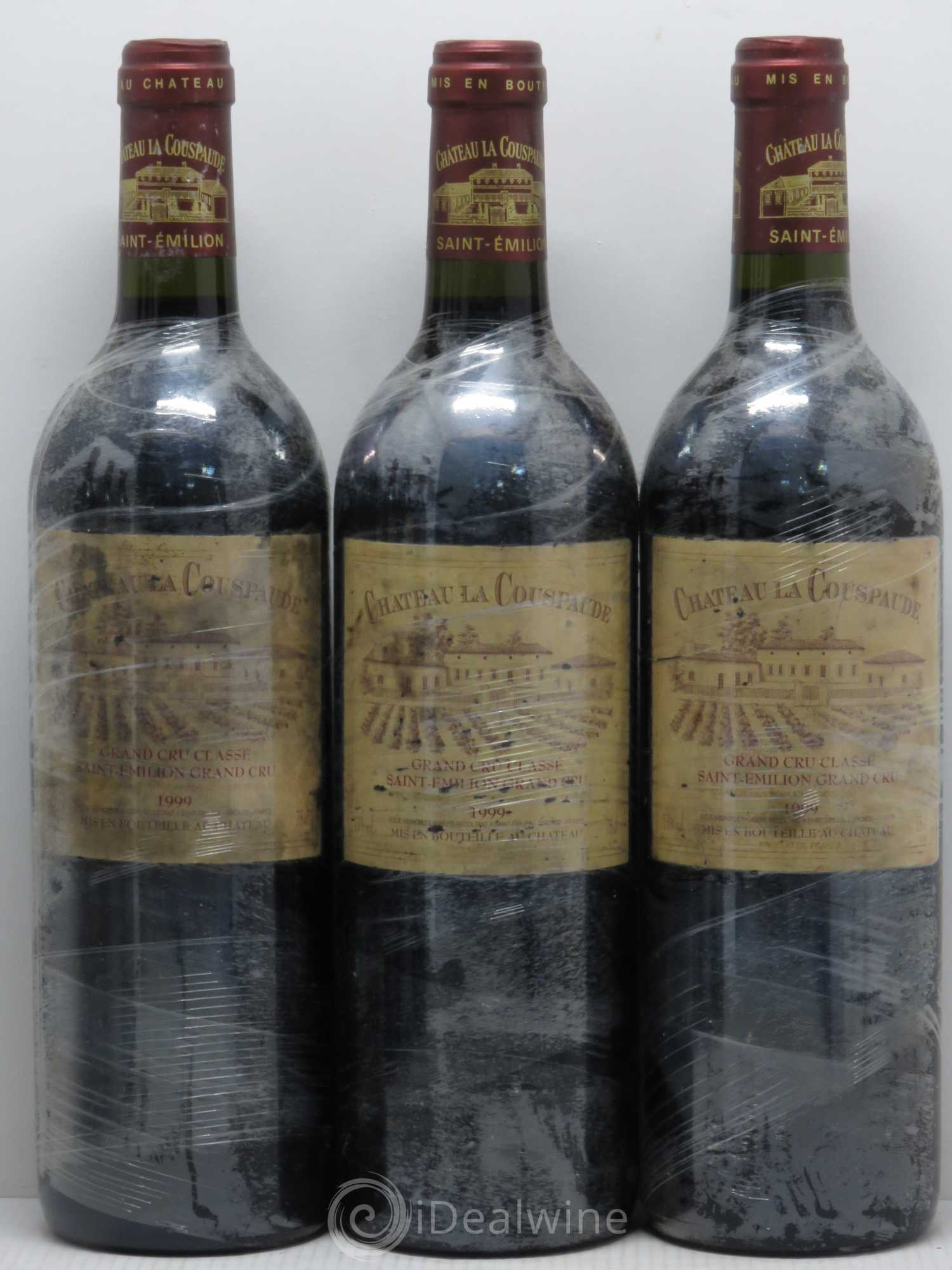 Château la Couspaude Grand Cru Classé 1999 - Lot de 6 bouteilles - 1