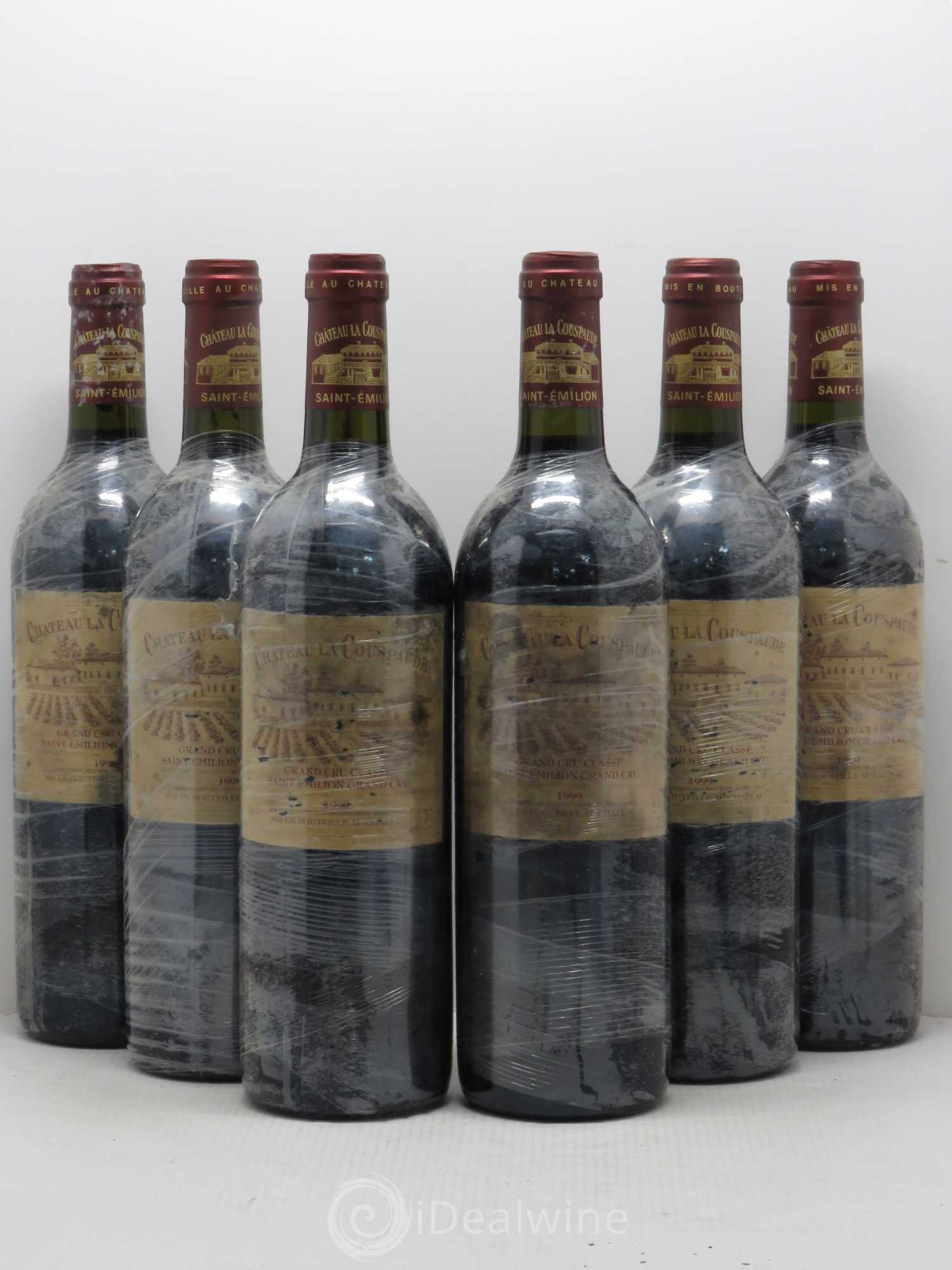 Château la Couspaude Grand Cru Classé 1999 - Lot de 6 bouteilles - 0