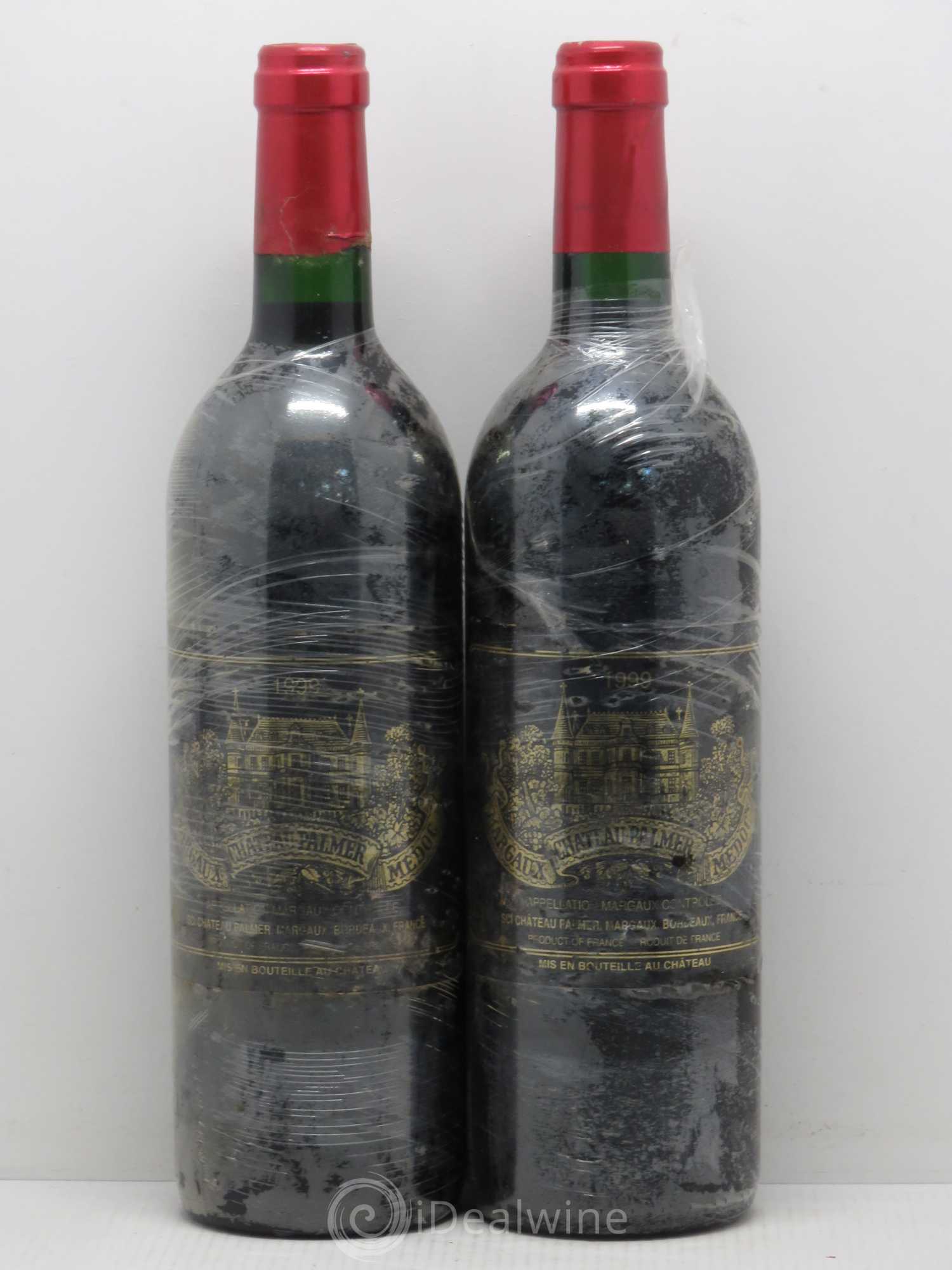 Château Palmer 3ème Grand Cru Classé 1999 - Lot de 2 bouteilles - 0