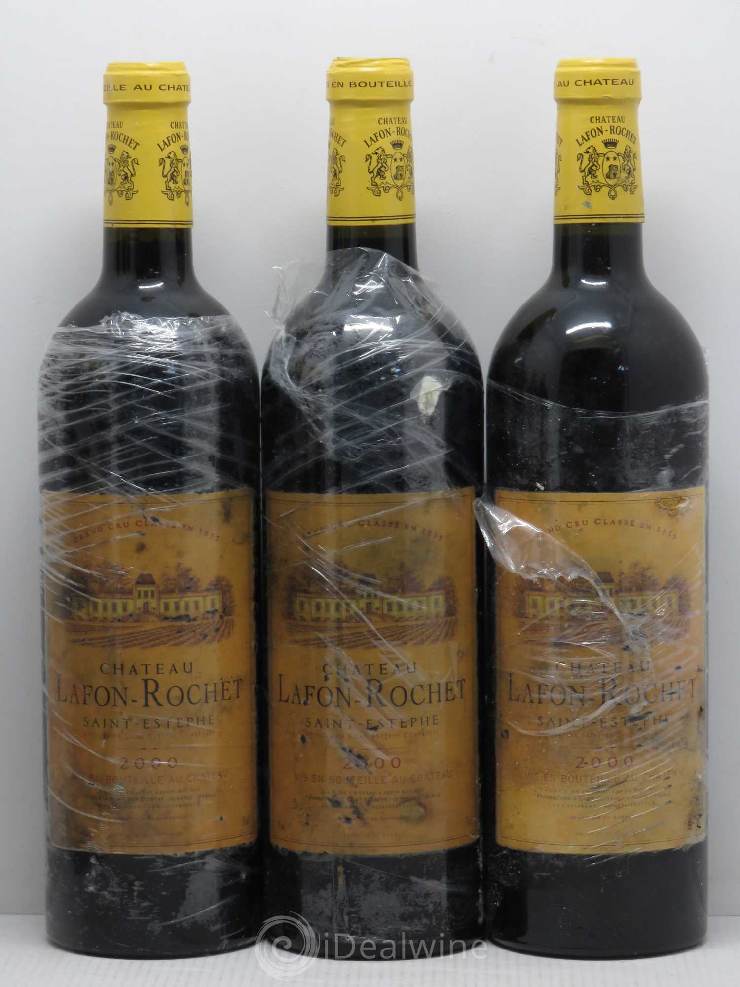 Château Lafon Rochet 4ème Grand Cru Classé 2000 - Lot de 6 bouteilles - 1
