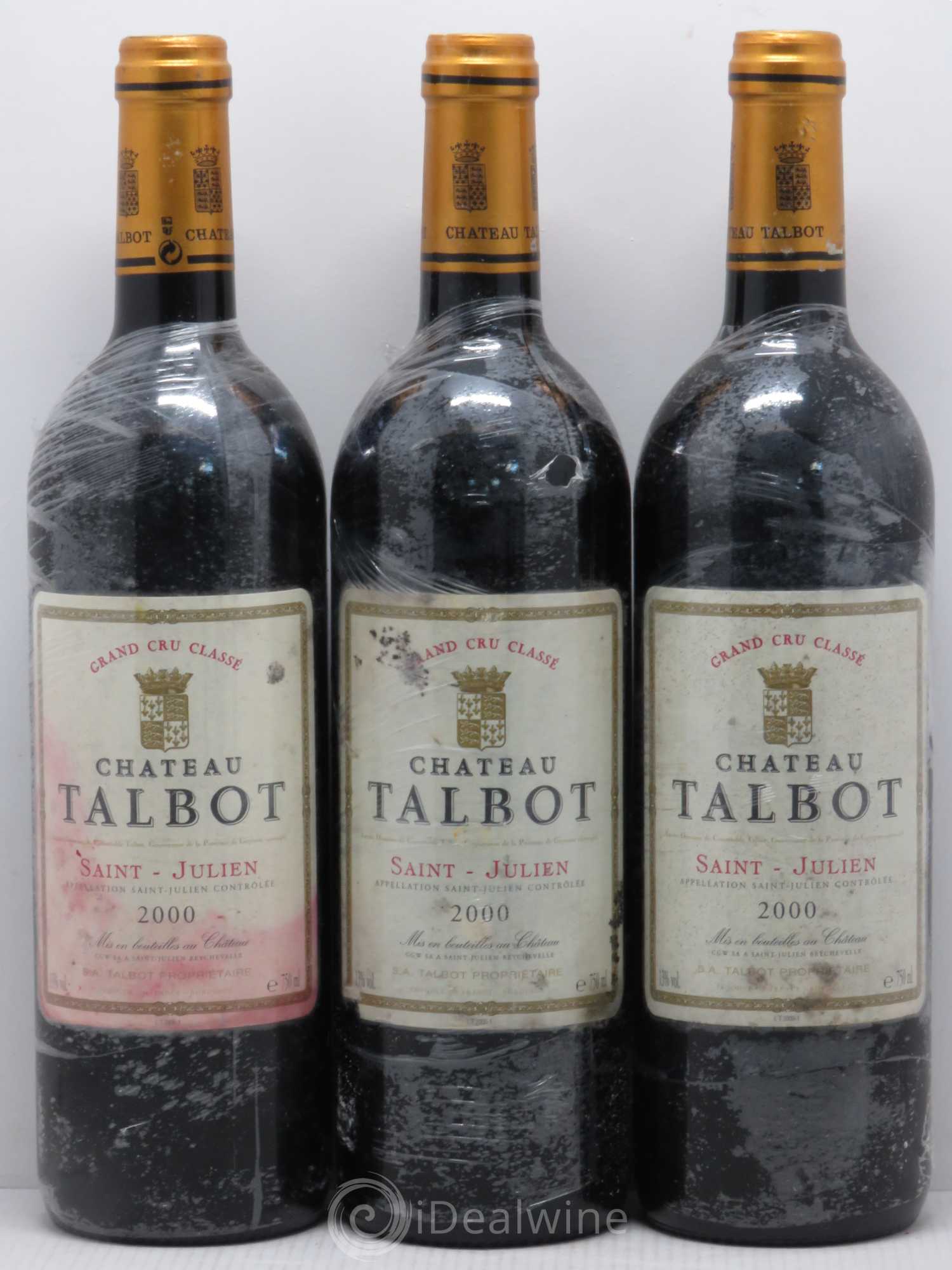 Château Talbot 4ème Grand Cru Classé 2000 - Lot de 6 bouteilles - 2