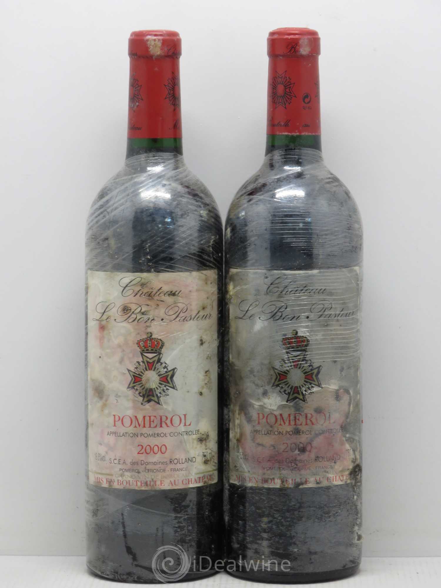 Château le Bon Pasteur 2000 - Lot de 2 bouteilles - 0