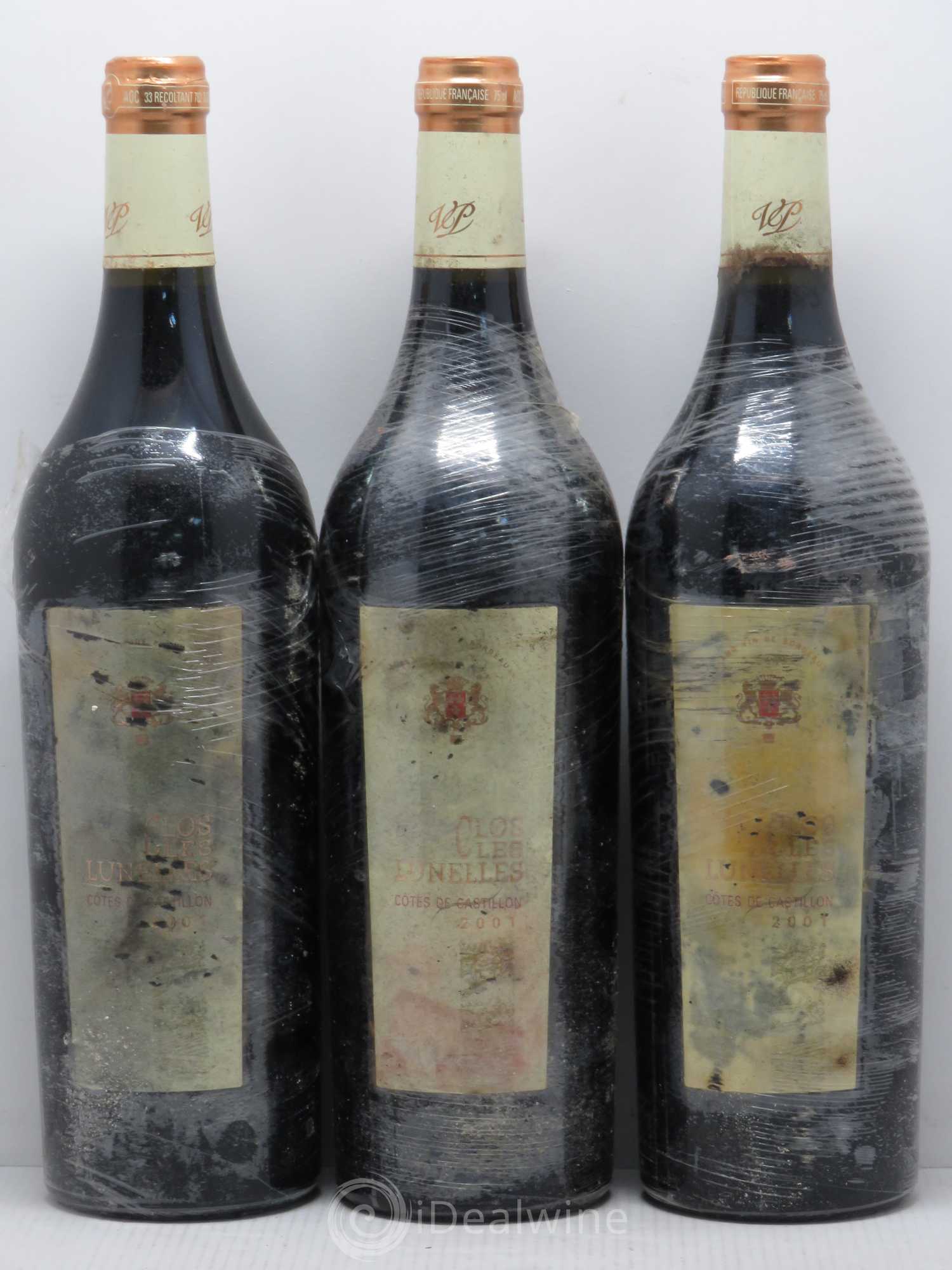 Clos Lunelles 2001 - Lot de 6 bouteilles - 2