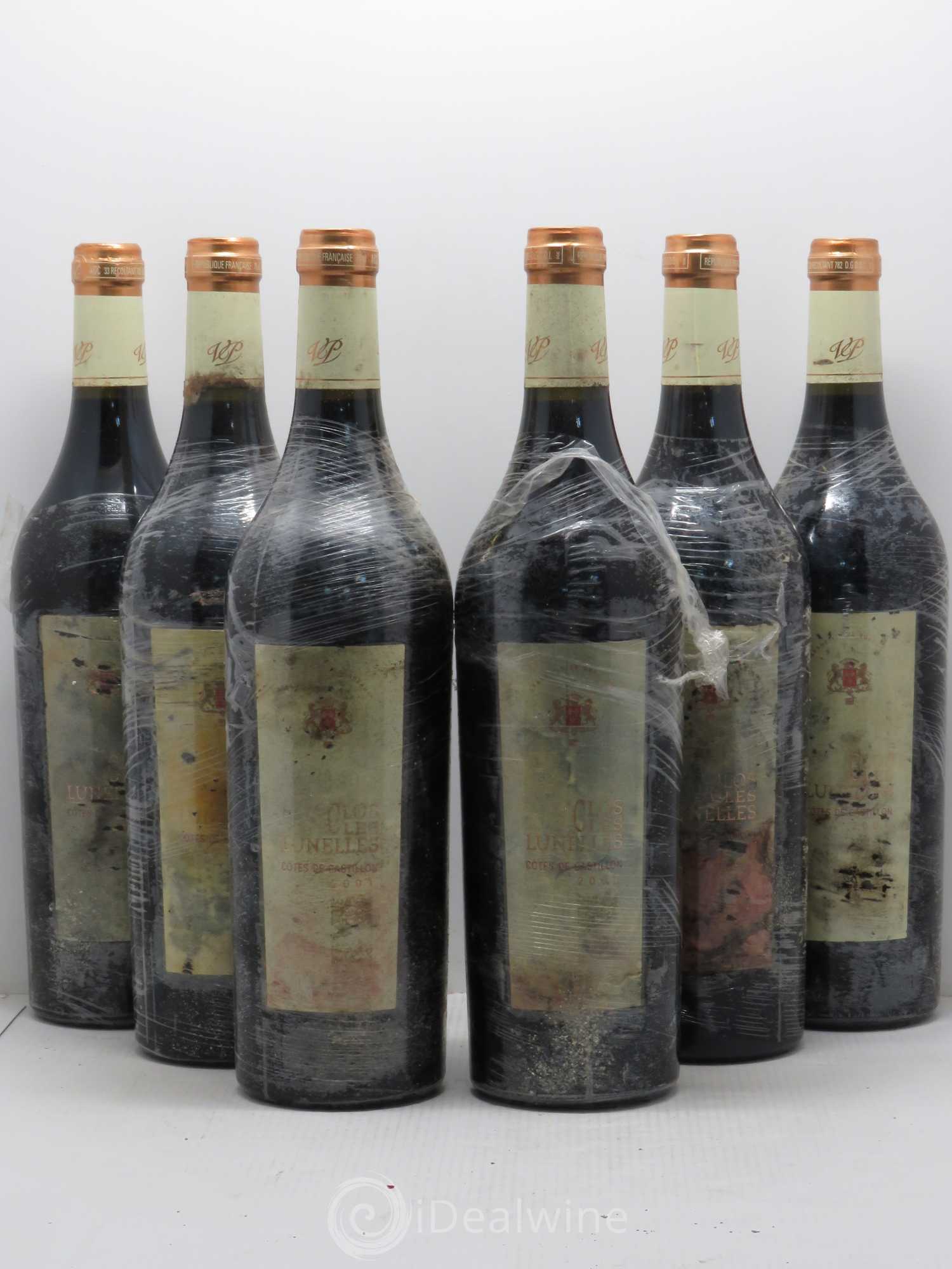 Clos Lunelles 2001 - Lot de 6 bouteilles - 0