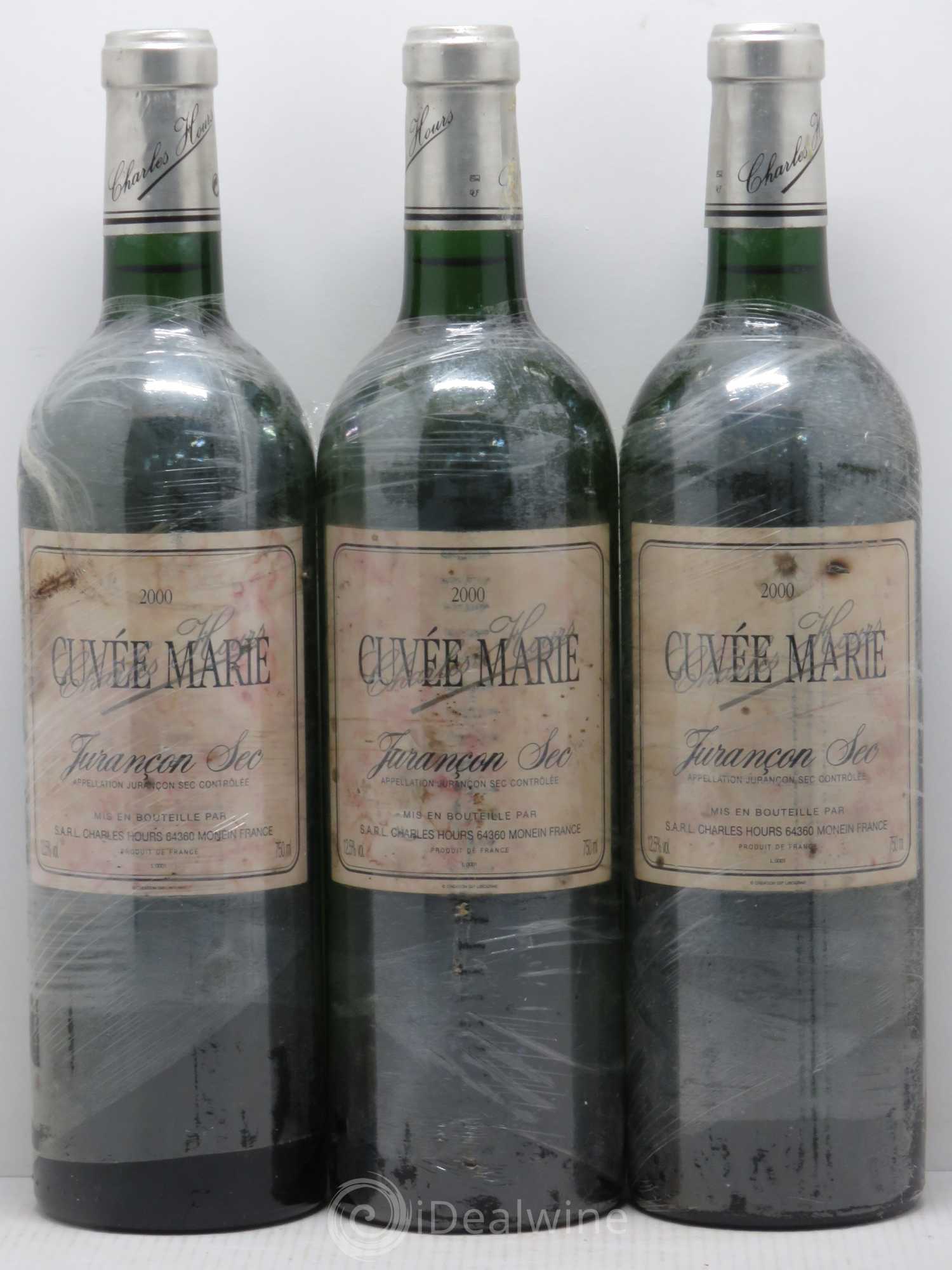 Jurançon Sec Uroulat  Cuvée Marie Charles Hours  (sans prix de réserve) 2000 - Lot de 11 bouteilles - 1