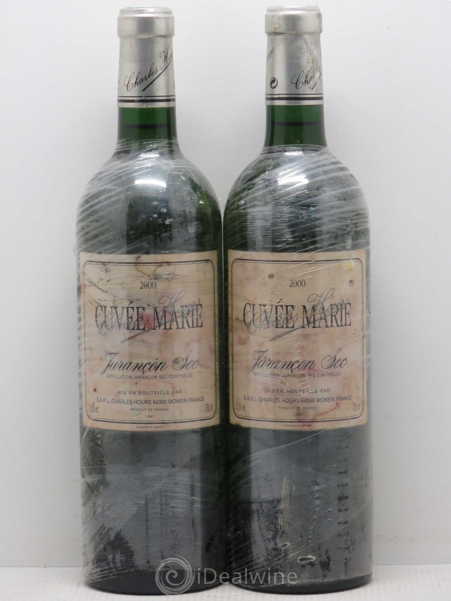 Jurançon Sec Uroulat  Cuvée Marie Charles Hours  (sans prix de réserve) 2000 - Lot de 11 bouteilles - 4