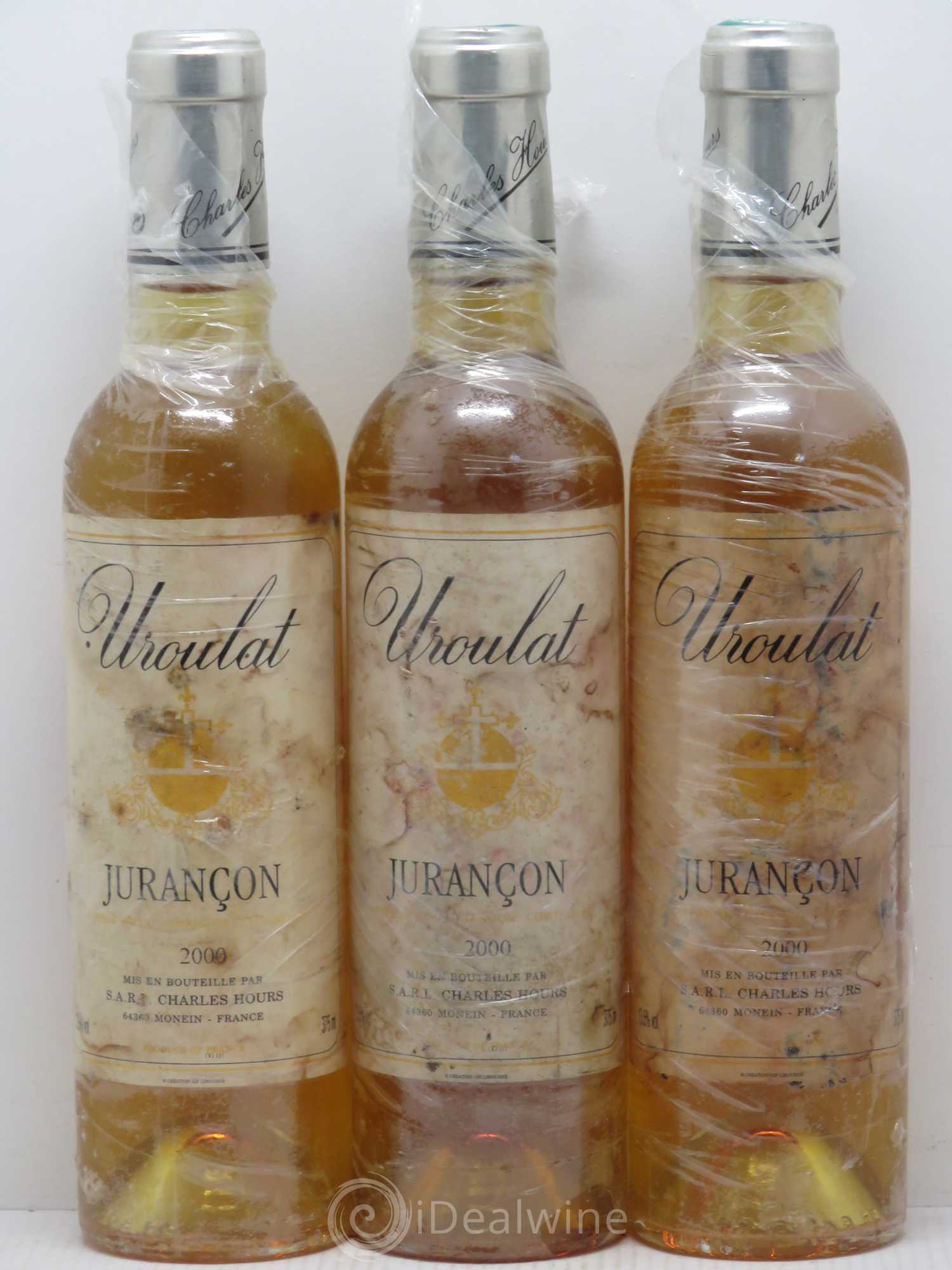 Jurançon Uroulat Charles Hours (senza prezzo di riserva) 2000 - Lotto di 9 mezze bottiglie - 1