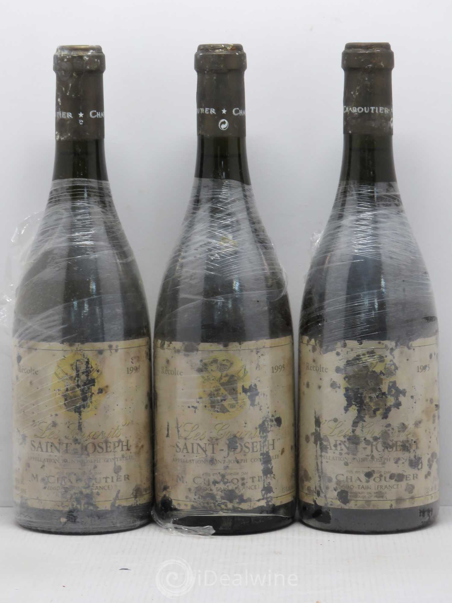 Saint-Joseph Les Granits Chapoutier 1995 - Lot de 3 bouteilles - 0