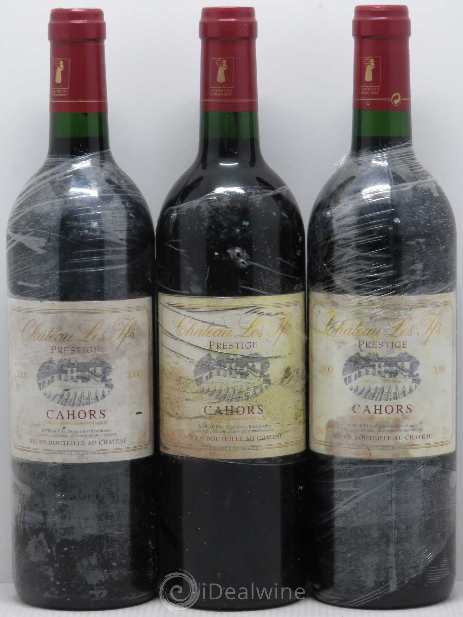 Cahors Prestige (sans prix de réserve) 2000 - Lot de 12 bouteilles - 3
