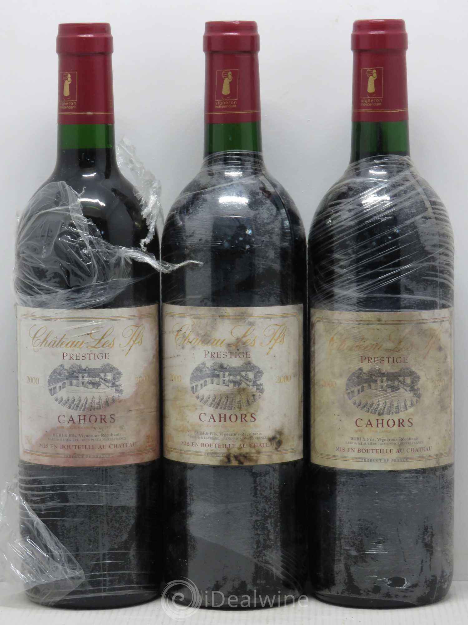 Cahors Prestige (sans prix de réserve) 2000 - Lot de 12 bouteilles - 4