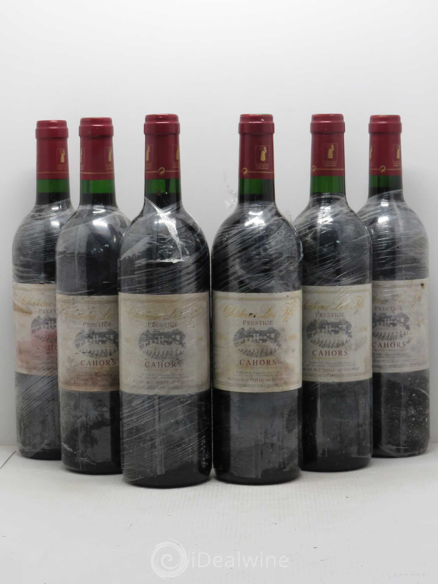 Cahors Prestige (sans prix de réserve) 2000 - Lot de 6 bouteilles - 0