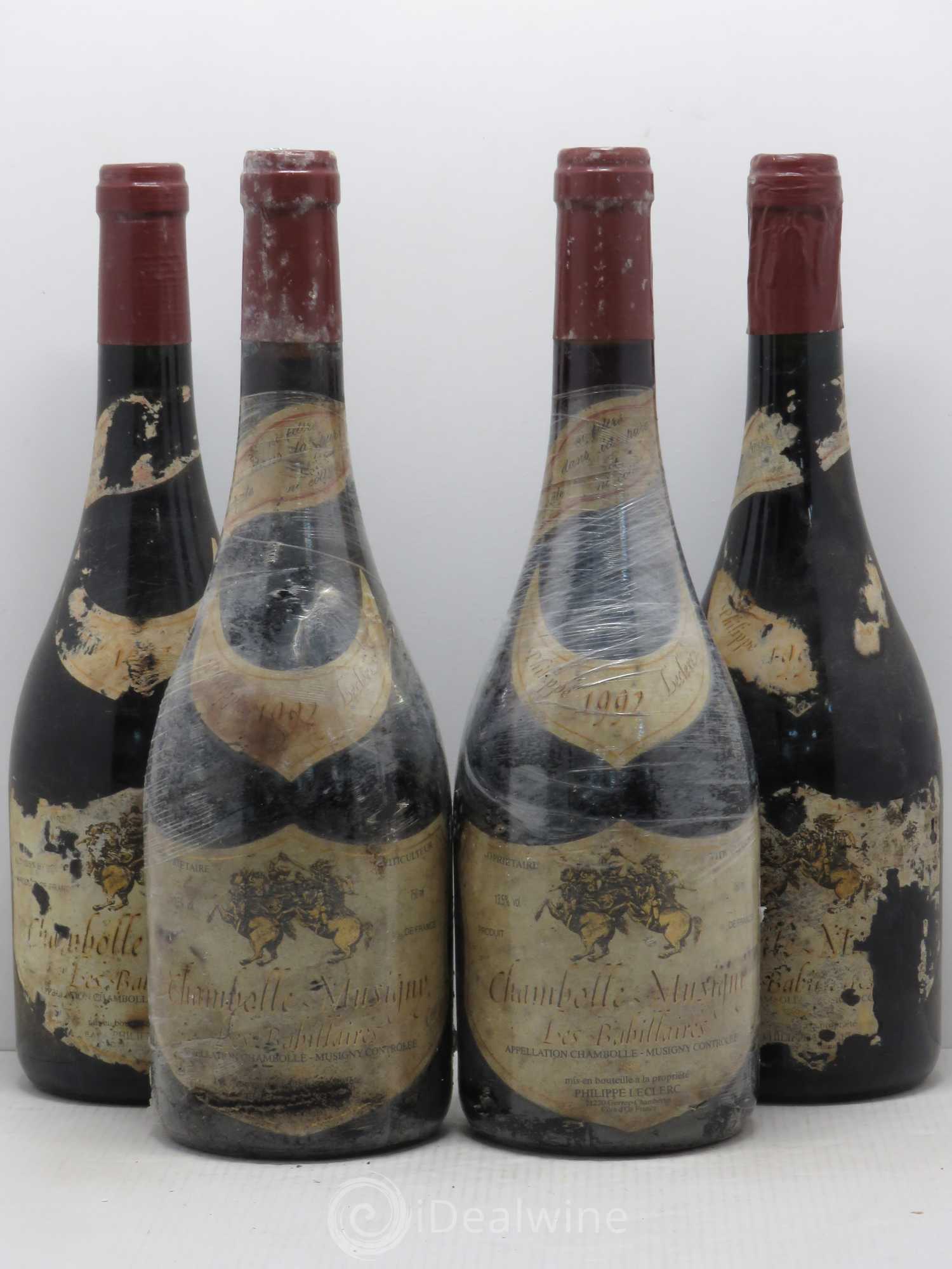 Chambolle-Musigny Les Babillaires - P.Leclerc 1992 - Posten von 4 Flaschen - 0