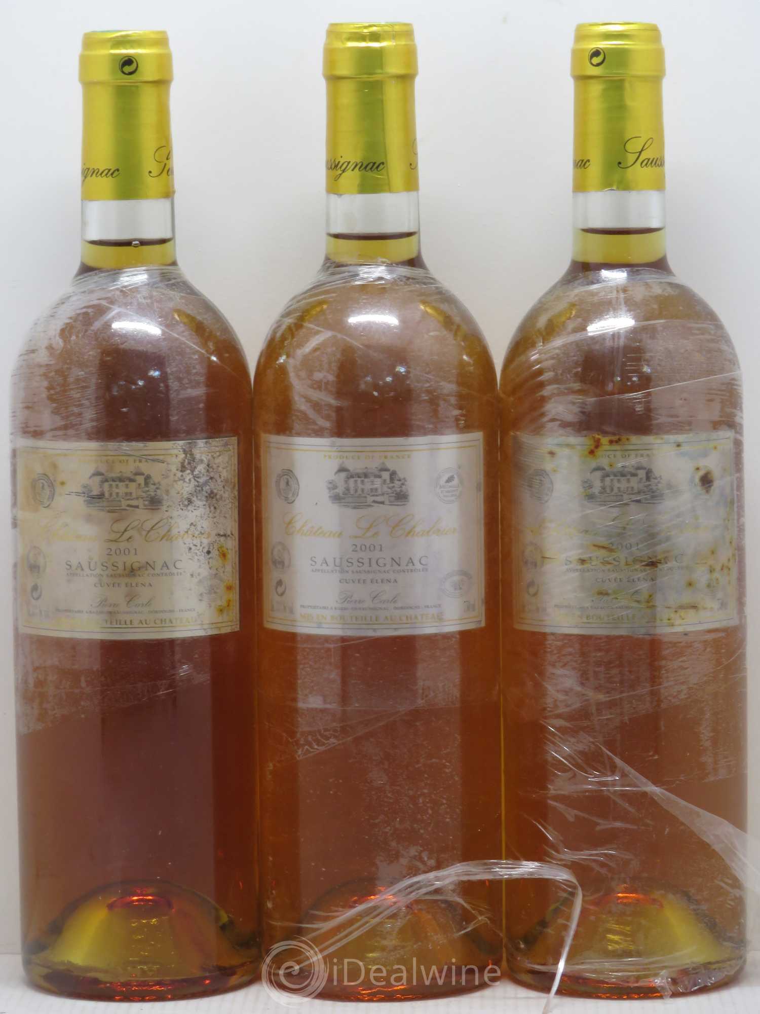Divers Saussignac Chateau Le Chabrier (sans prix de réserve) 2001 - Posten von 12 Flaschen - 2