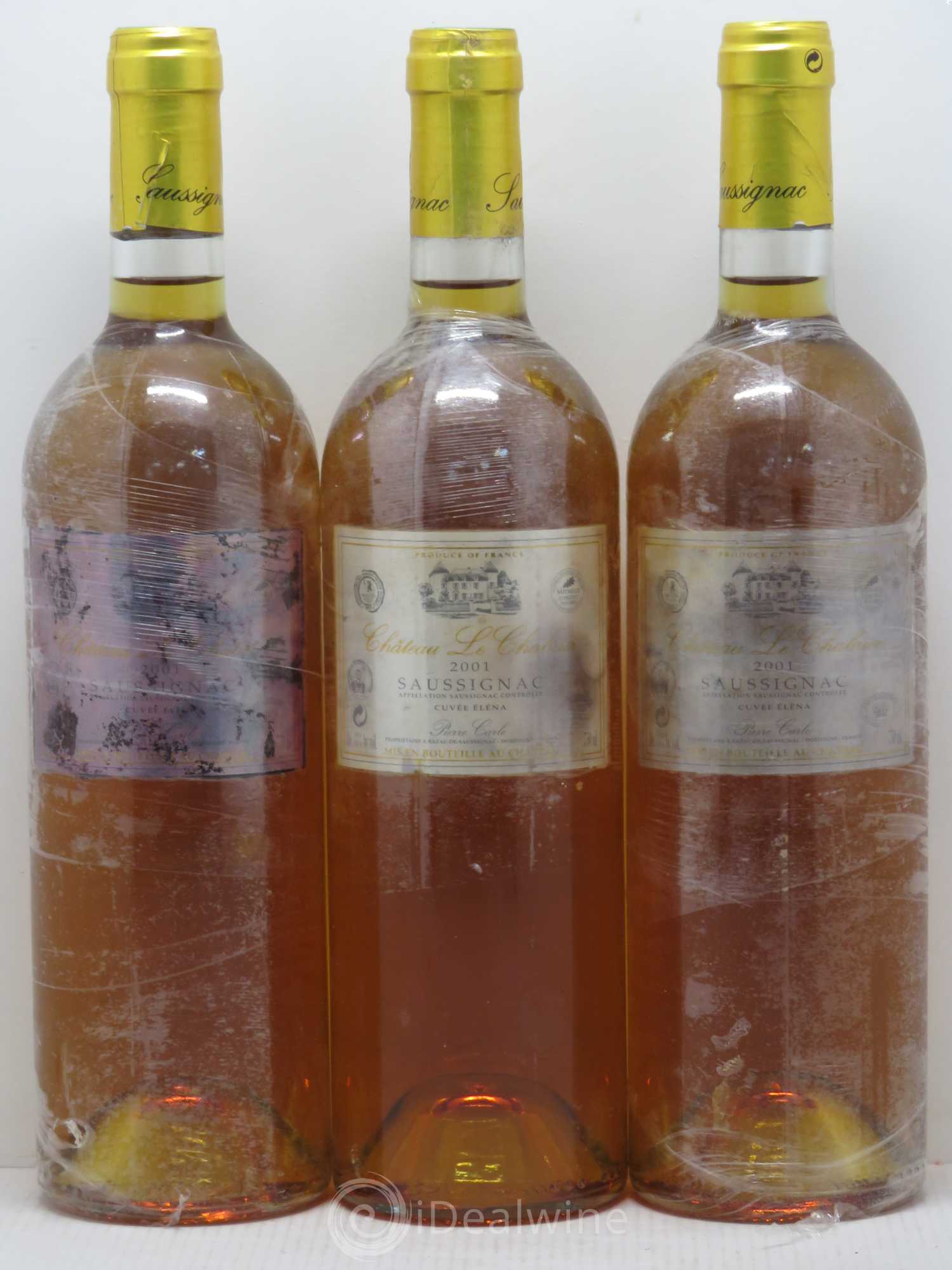Divers Saussignac Chateau Le Chabrier (sans prix de réserve) 2001 - Posten von 12 Flaschen - 4