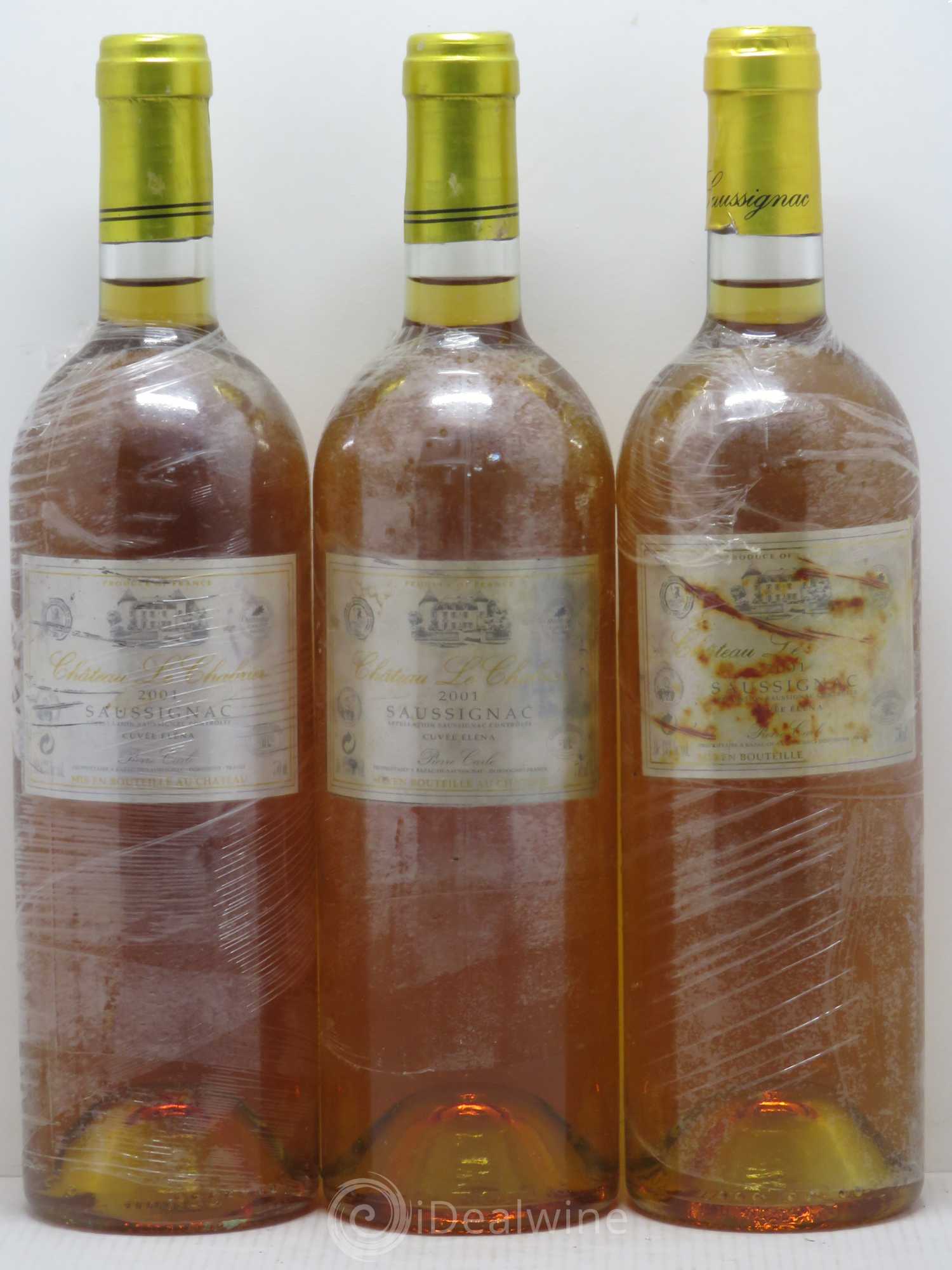 Divers Saussignac Chateau Le Chabrier (sans prix de réserve) 2001 - Posten von 11 Flaschen - 1