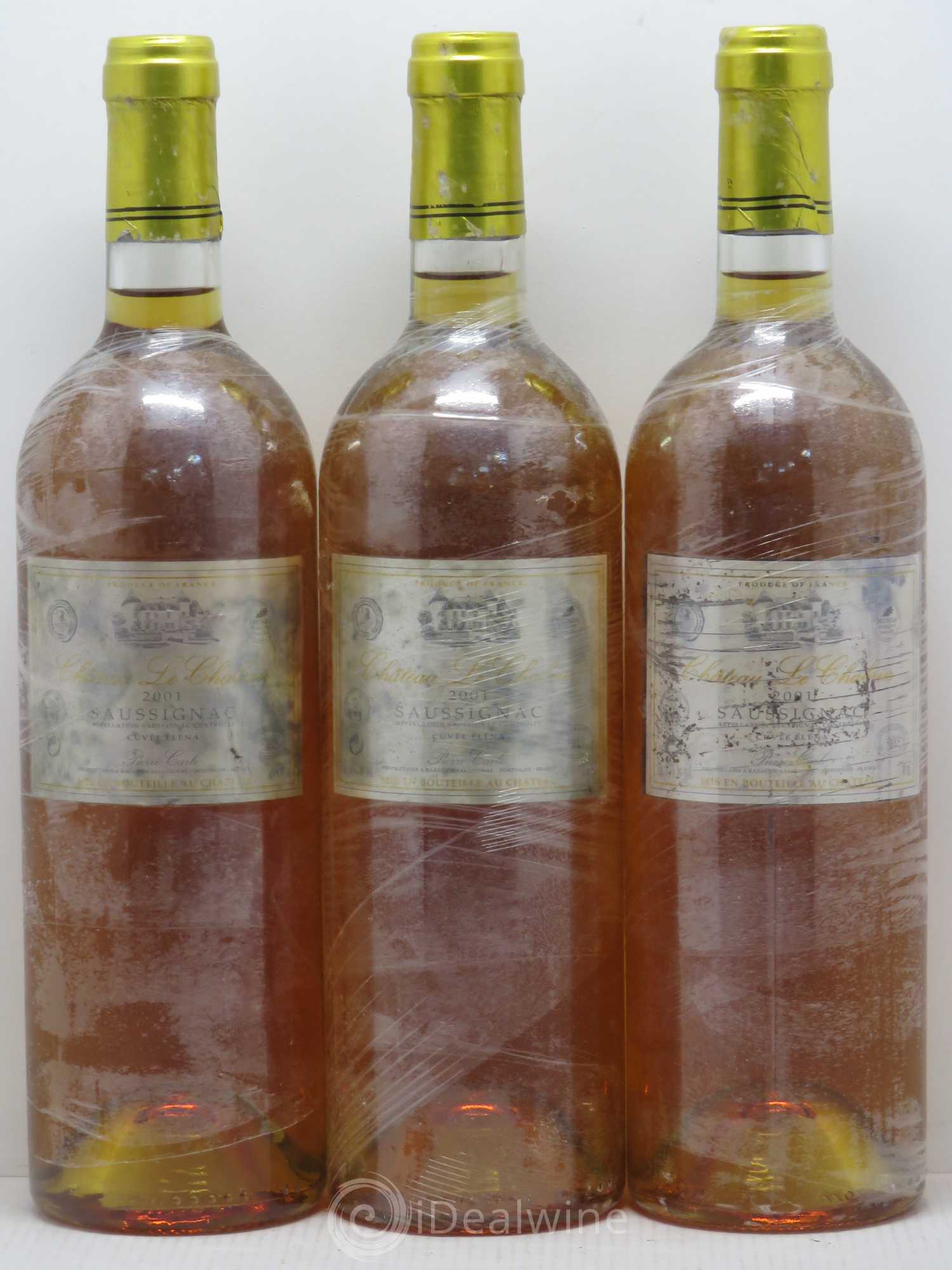 Divers Saussignac Chateau Le Chabrier (sans prix de réserve) 2001 - Posten von 11 Flaschen - 2