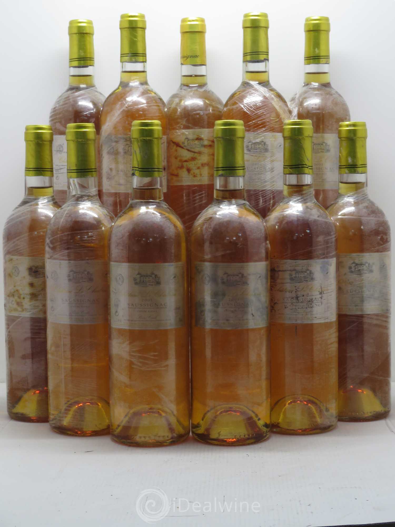 Divers Saussignac Chateau Le Chabrier (sans prix de réserve) 2001 - Posten von 11 Flaschen - 0