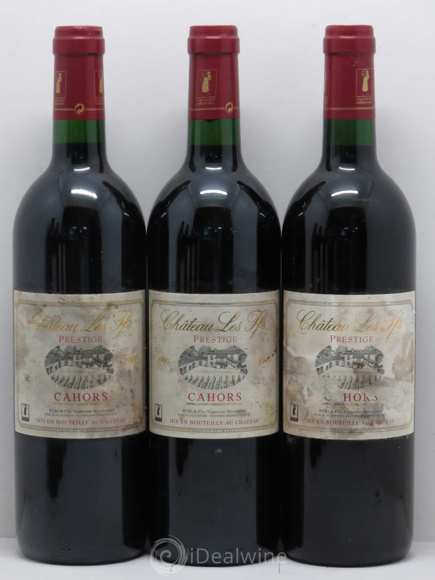 Cahors Château des ifs Prestige (sans prix de réserve) 1999 - Posten von 6 Flaschen - 1