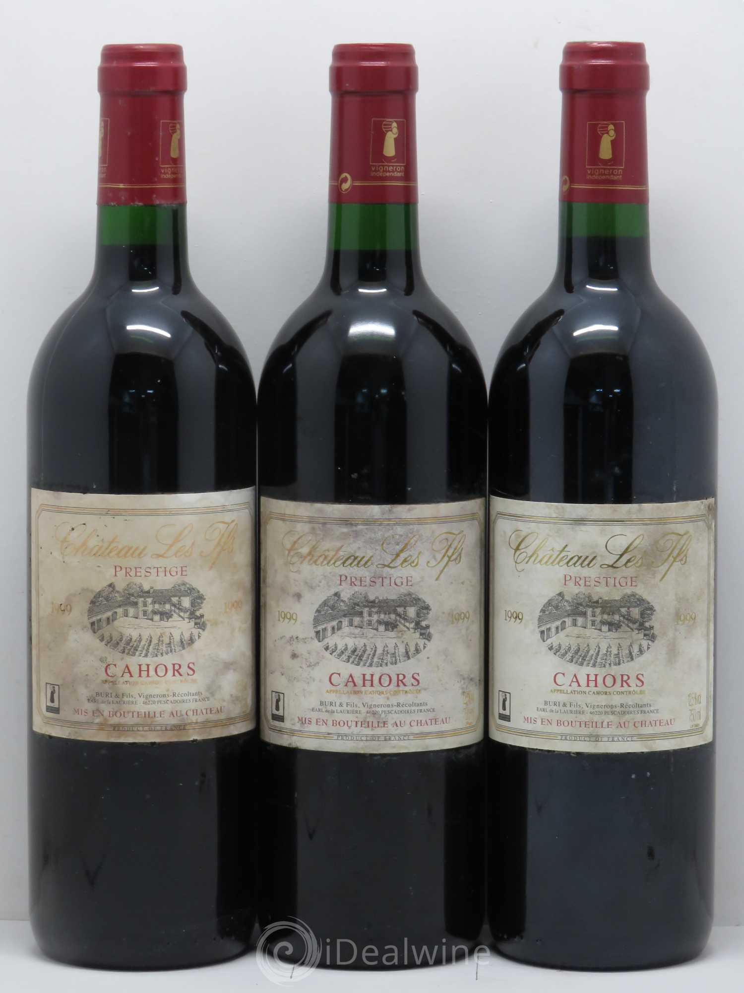 Cahors Château des ifs Prestige (sans prix de réserve) 1999 - Posten von 6 Flaschen - 2