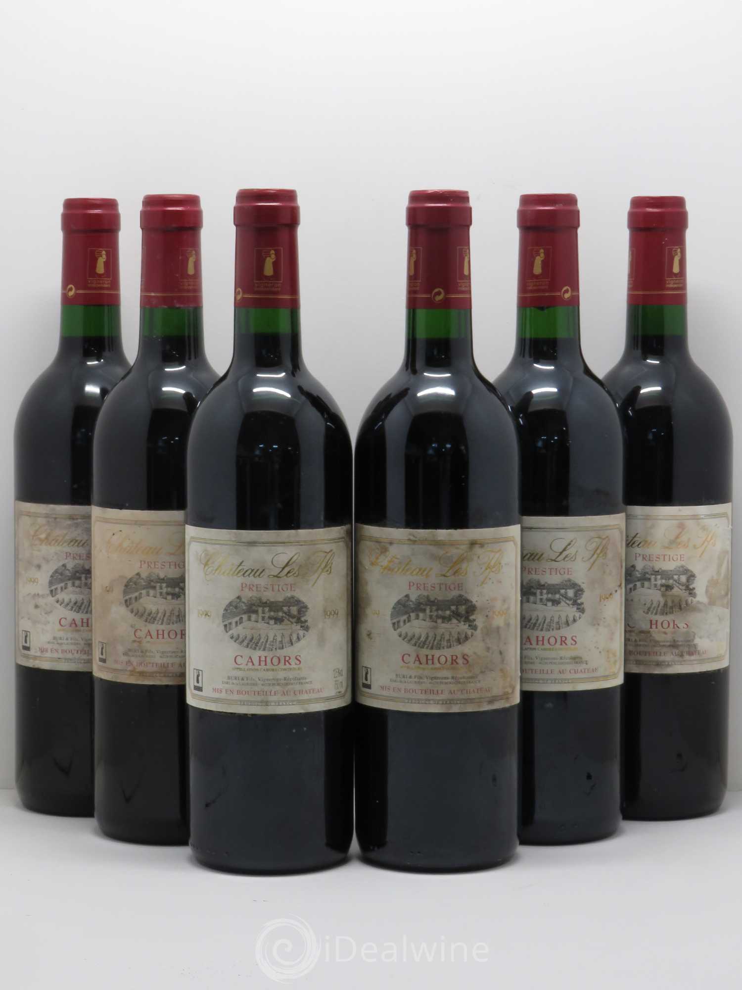 Cahors Château des ifs Prestige (sans prix de réserve) 1999 - Posten von 6 Flaschen - 0