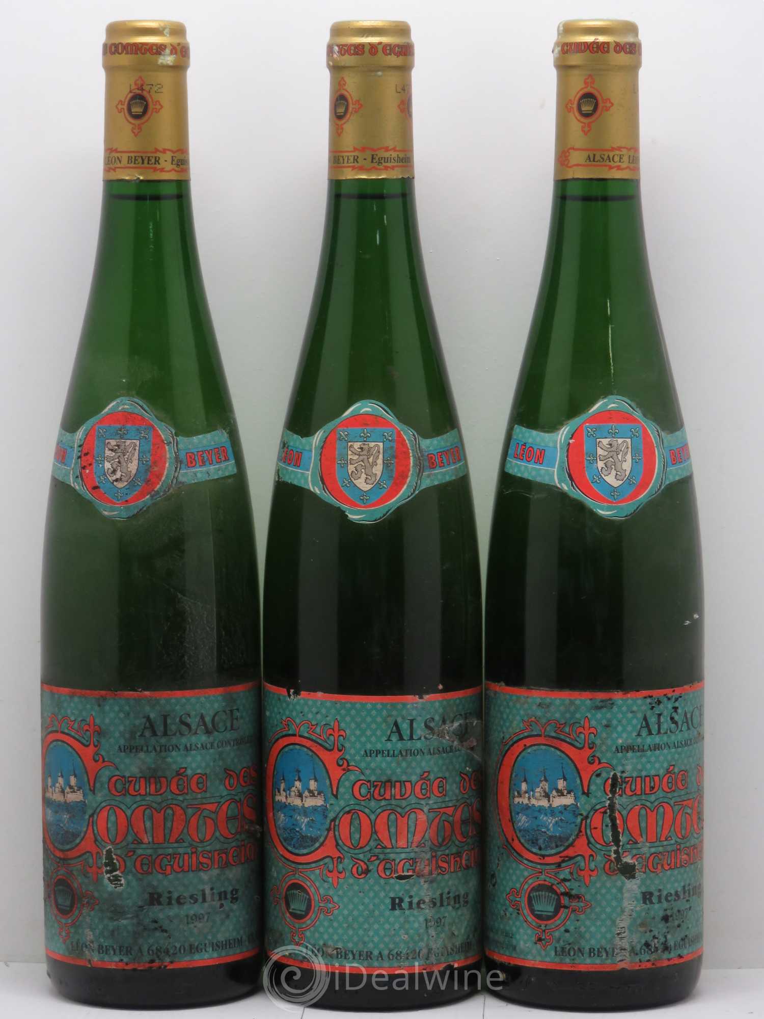 Riesling Cuvée des Comtes d'Aguisheim Léon Beyer (sans prix de réserve) 1997 - Lotto di 6 bottiglie - 1