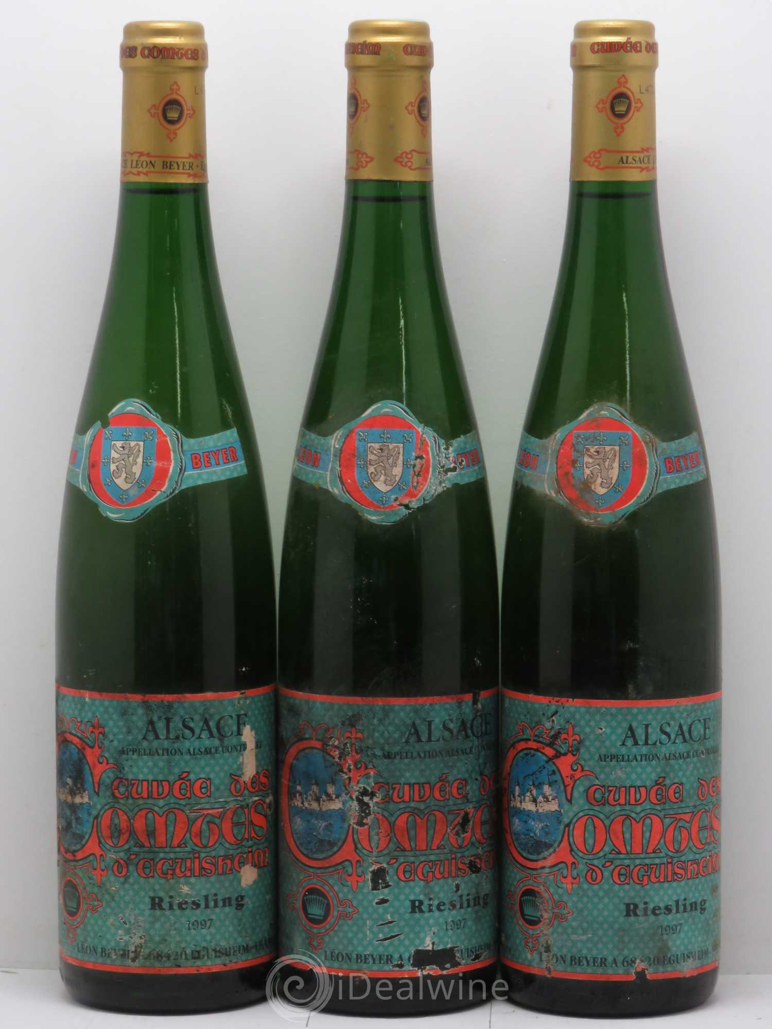 Riesling Cuvée des Comtes d'Aguisheim Léon Beyer (sans prix de réserve) 1997 - Lotto di 6 bottiglie - 2