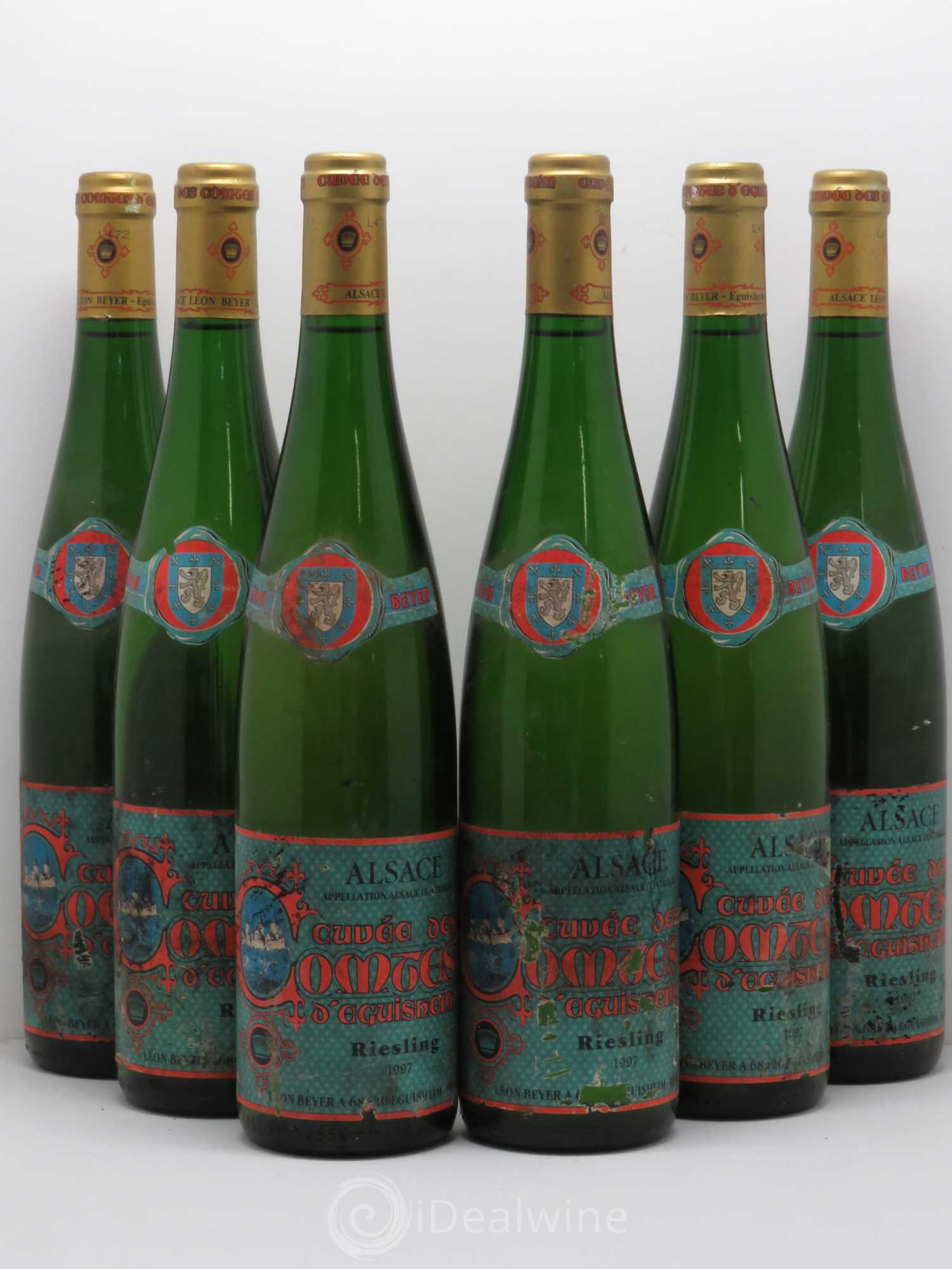 Riesling Cuvée des Comtes d'Aguisheim Léon Beyer (sans prix de réserve) 1997 - Lotto di 6 bottiglie - 0