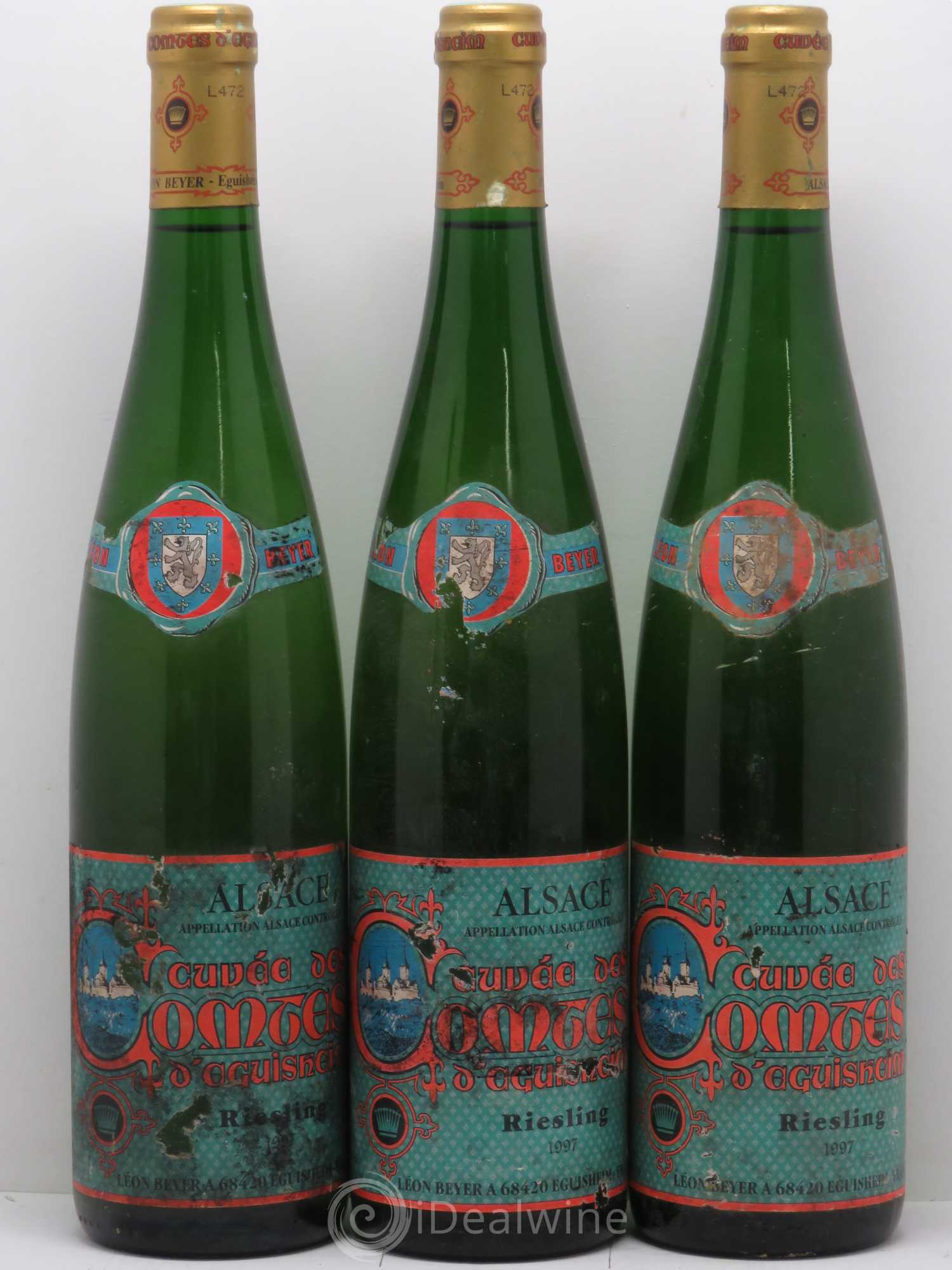 Riesling Cuvée des Comtes d'Aguisheim Léon Beyer (sans prix de réserve) 1997 - Posten von 5 Flaschen - 1