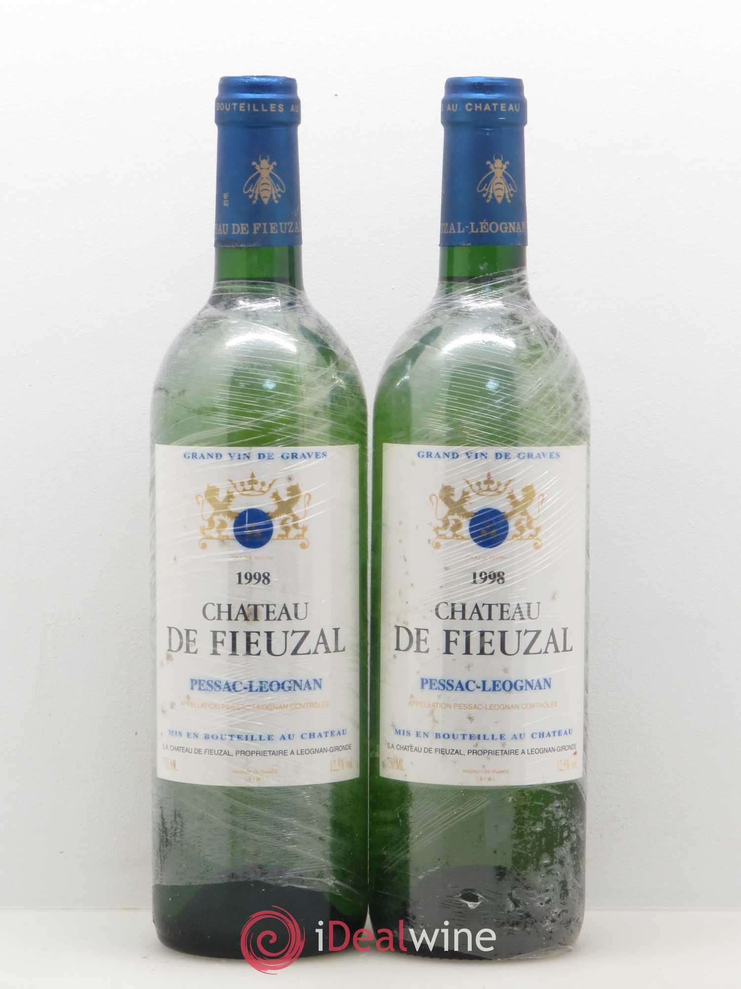 Château de Fieuzal 1998 - Lot de 2 bouteilles - 0