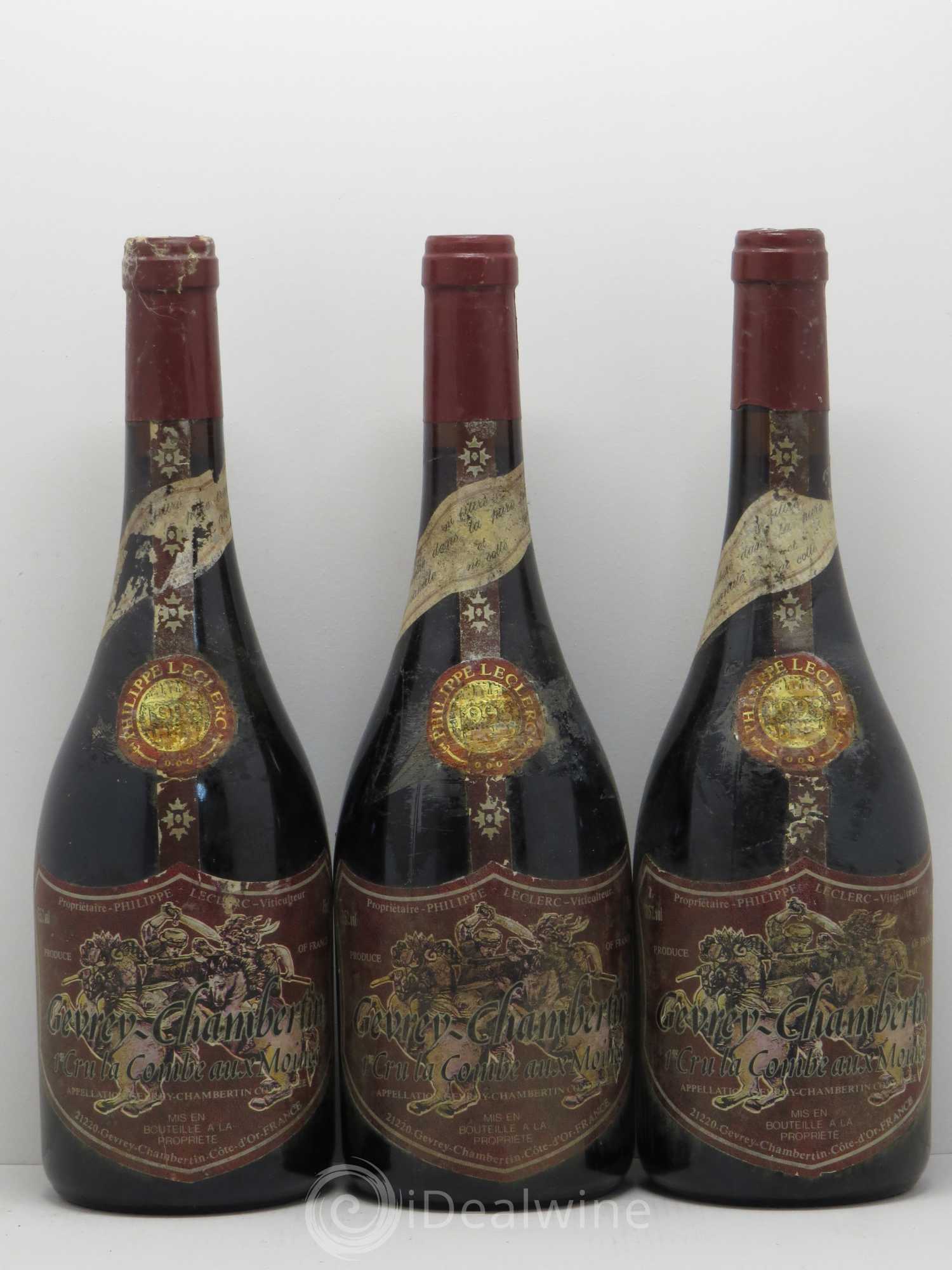 Gevrey-Chambertin 1er Cru La Combe Aux Moines Philippe Leclerc 1993 - Posten von 6 Flaschen - 2