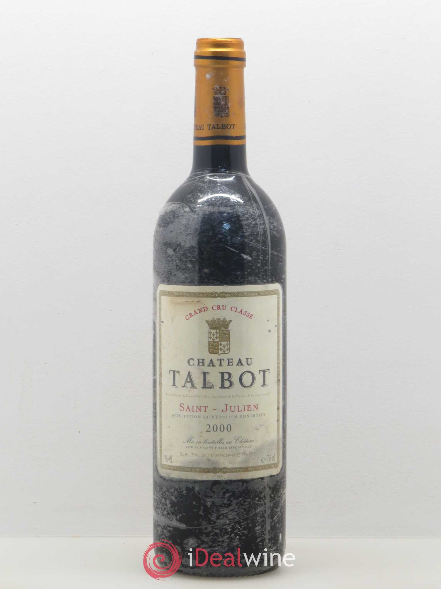 Château Talbot 4ème Grand Cru Classé 2000 - Lot de 1 bouteille - 0