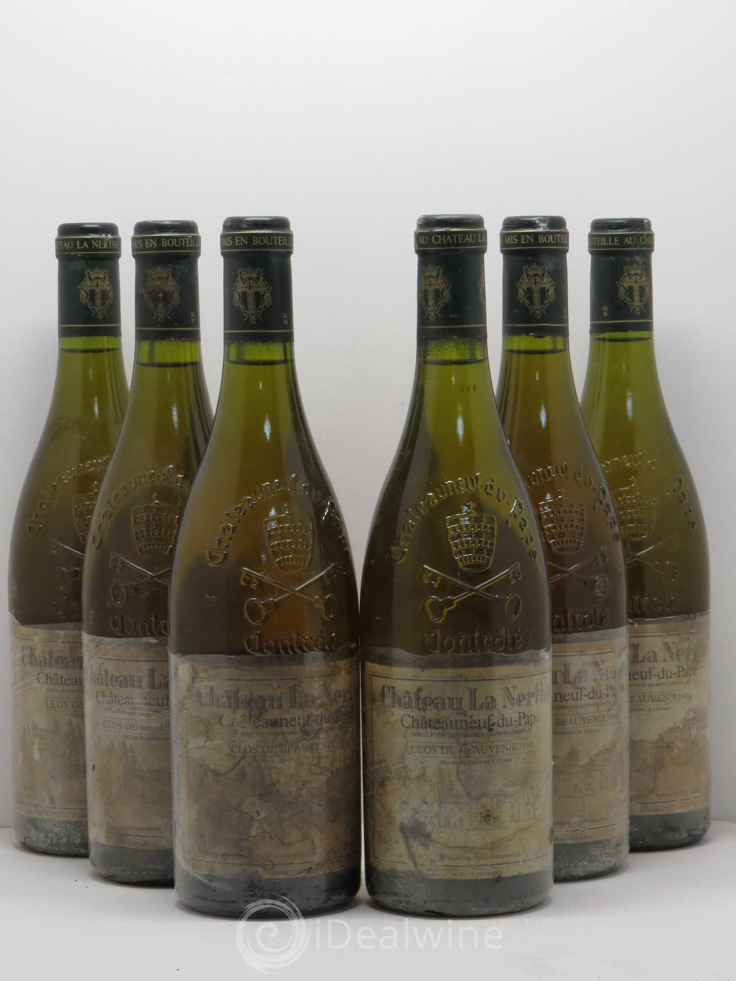 Châteauneuf-du-Pape Clos de Beauvenir Château La Nerthe 1994 - Posten von 6 Flaschen - 0