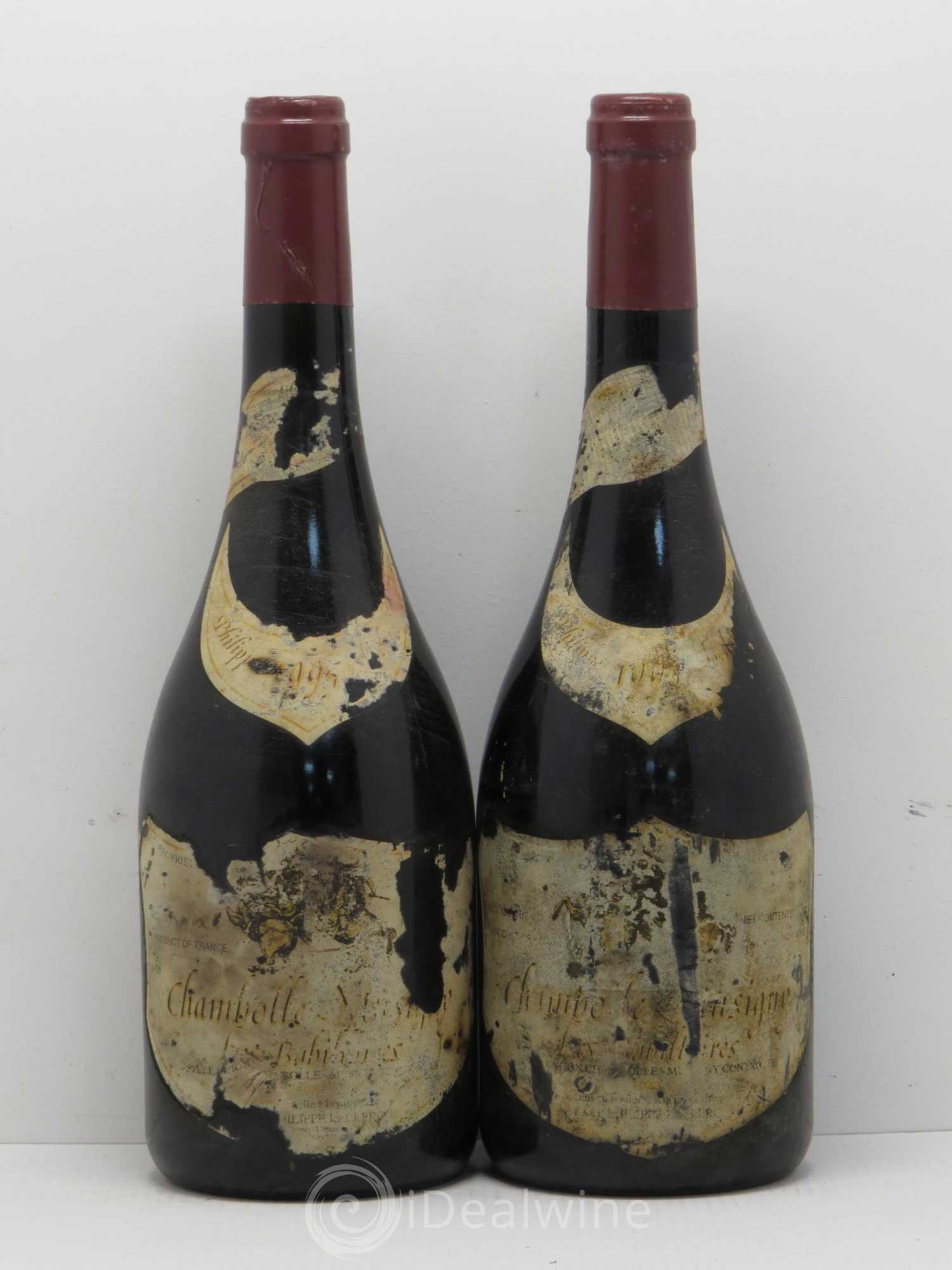 Chambolle-Musigny Les Babillaires Philippe Leclerc 1995 - Posten von 2 Flaschen - 0