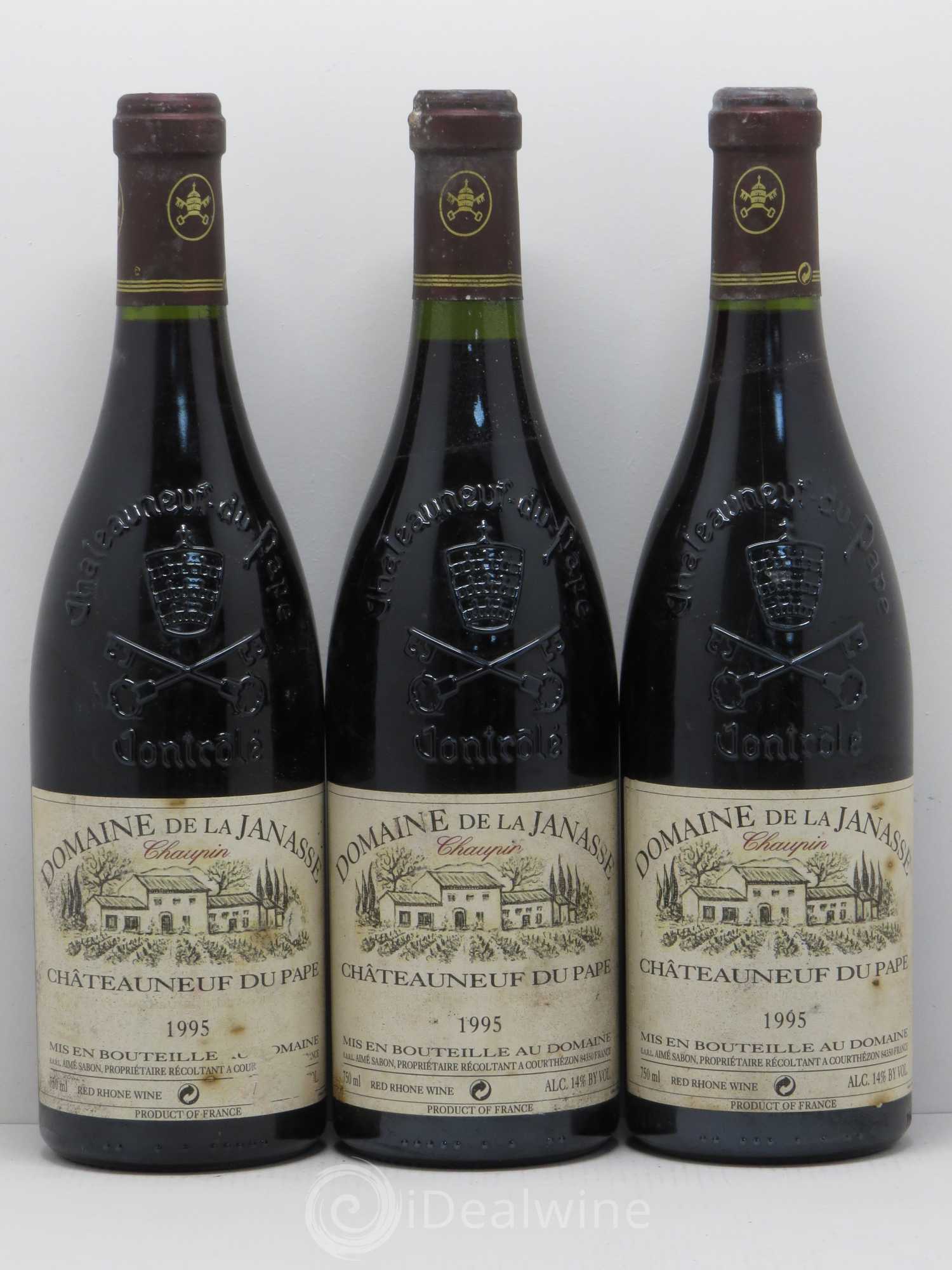 Châteauneuf-du-Pape Cuvée Chaupin La Janasse (Domaine de) 1995 - Lot de 6 bouteilles - 2