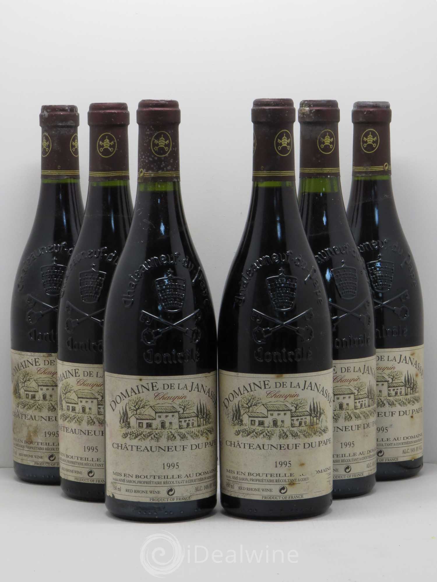 Châteauneuf-du-Pape Cuvée Chaupin La Janasse (Domaine de) 1995 - Lot de 6 bouteilles - 0