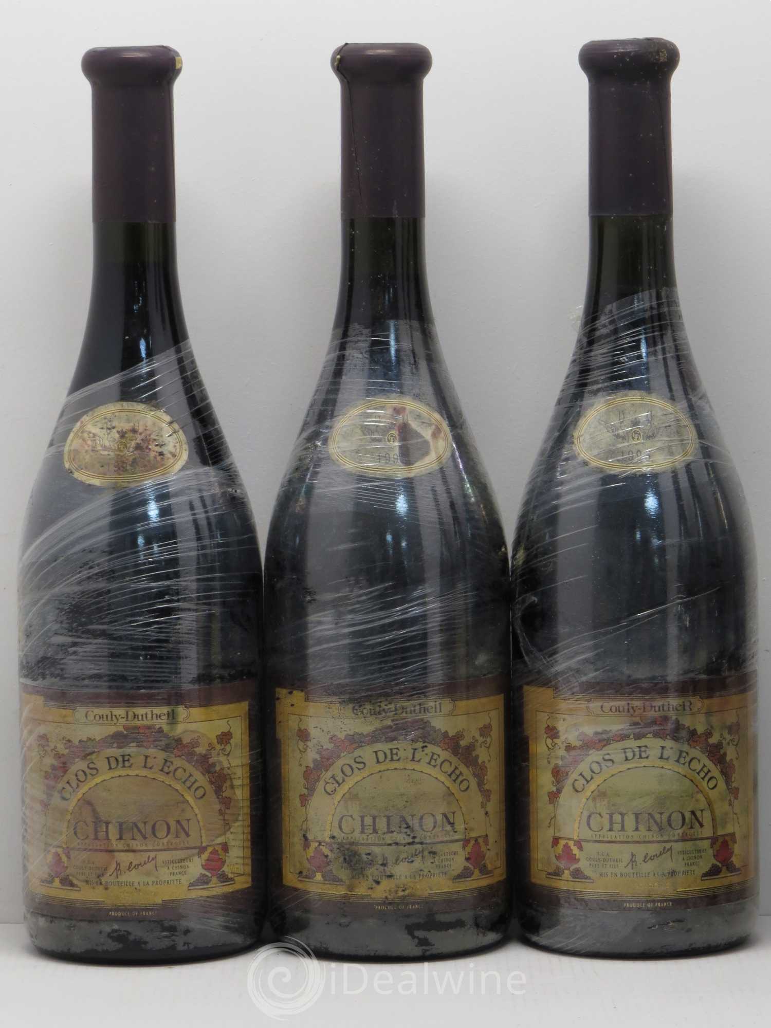 Chinon Clos de l'Echo Couly-Dutheil 1995 - Lot de 6 bouteilles - 1
