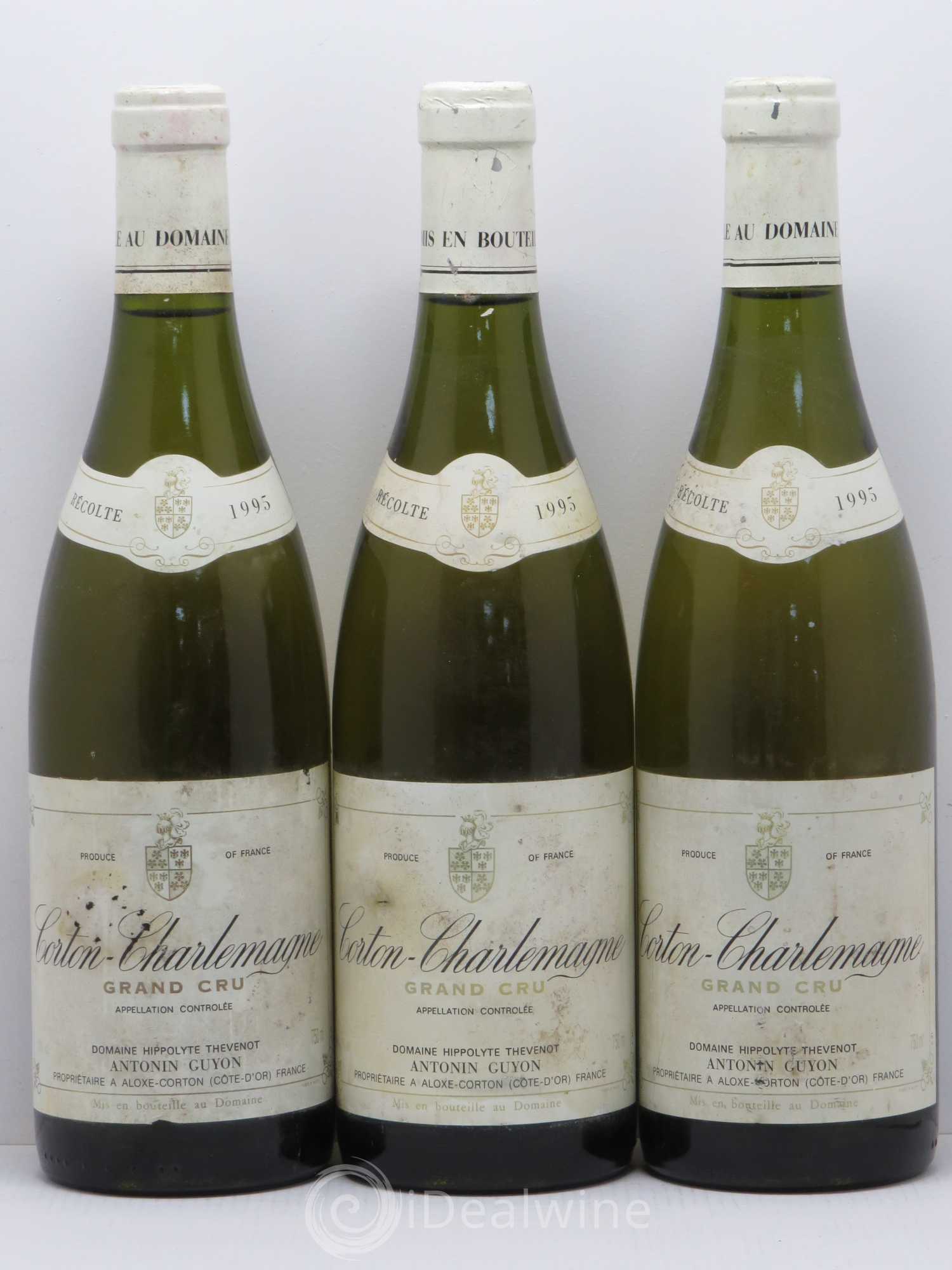 Corton-Charlemagne Grand Cru Antonin Guyon 1995 - Lot de 6 bouteilles - 2