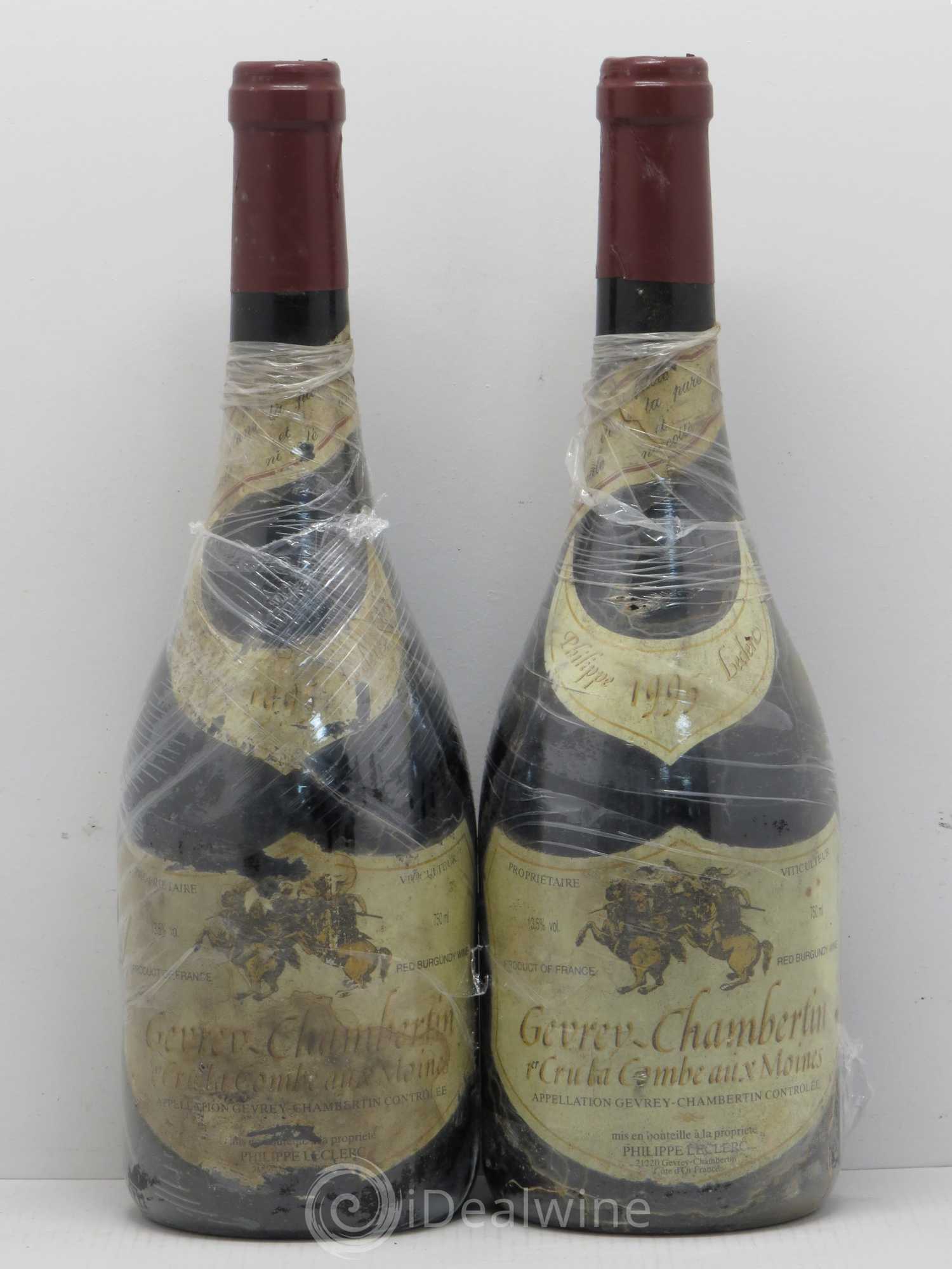 Gevrey-Chambertin 1er Cru La Combe Aux Moines Philippe Leclerc 1995 - Posten von 2 Flaschen - 0