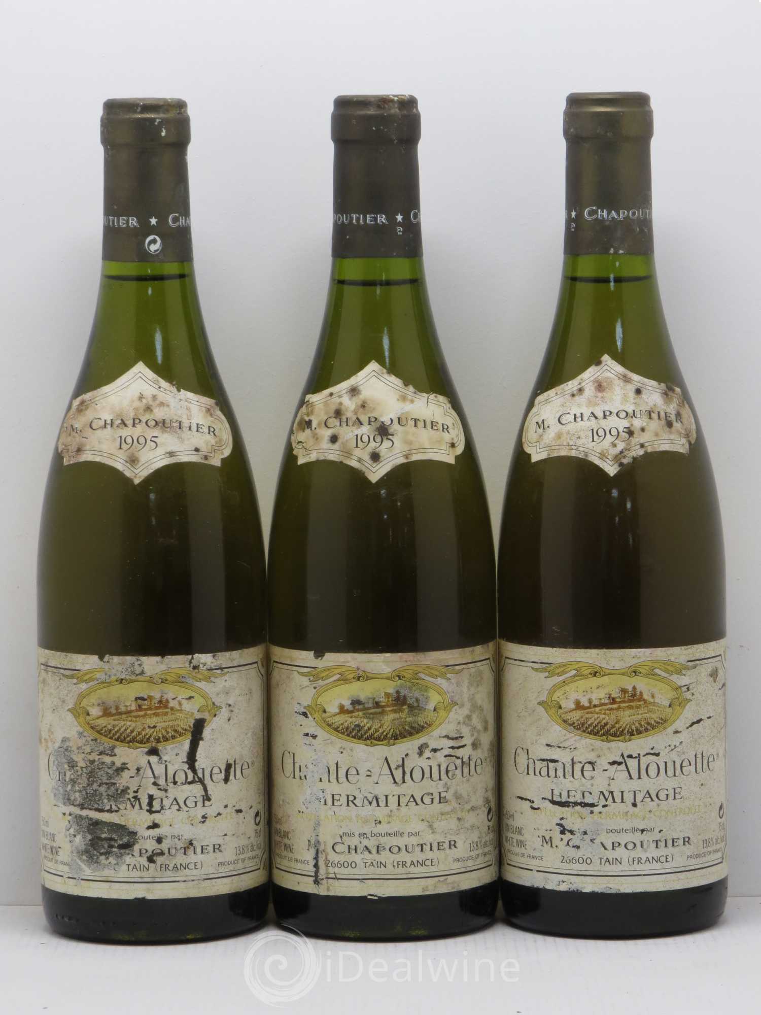 Hermitage Chante Alouette Chapoutier 1995 - Lot de 6 bouteilles - 2