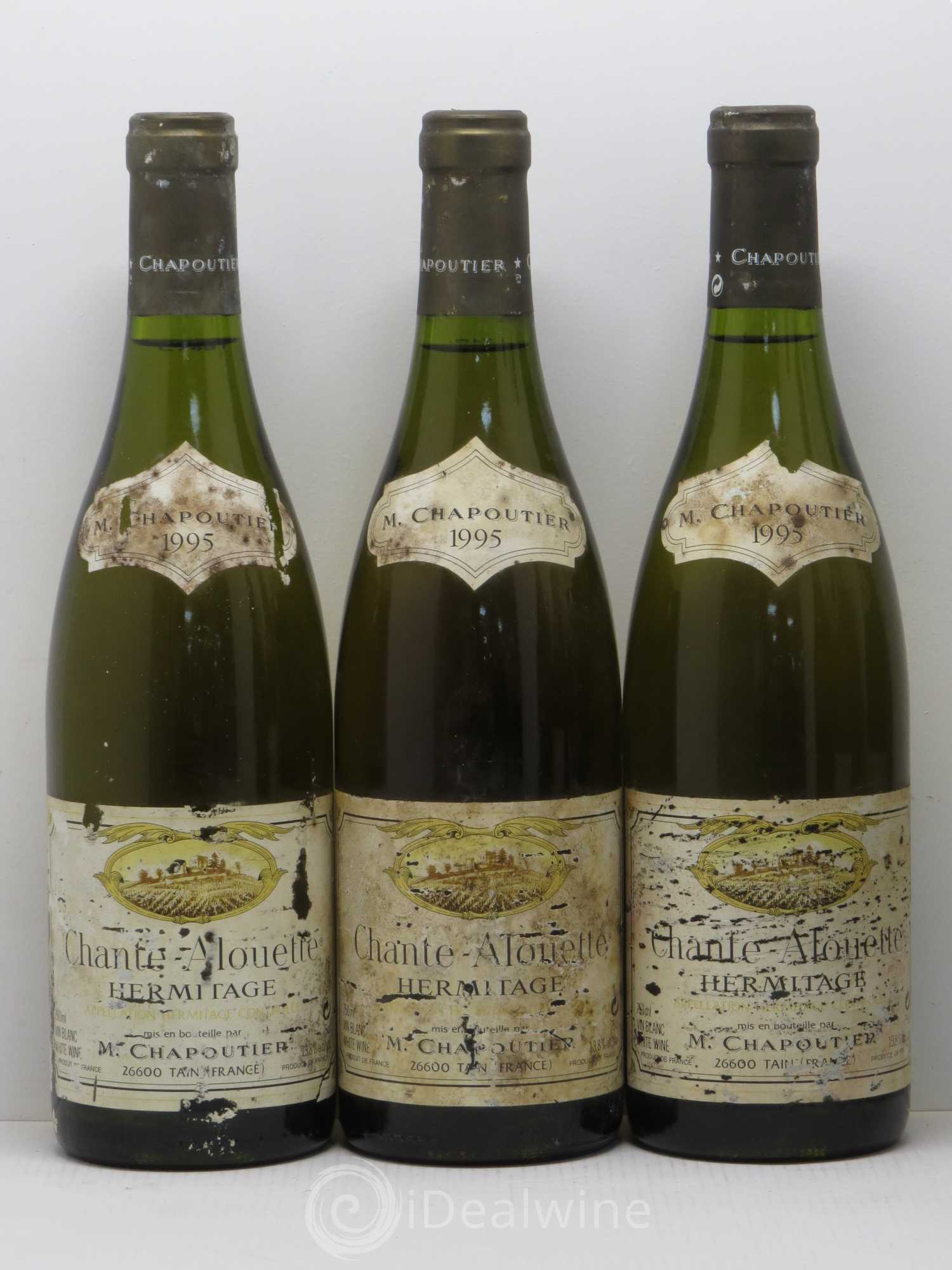 Hermitage Chante Alouette Chapoutier 1995 - Lot de 6 bouteilles - 1