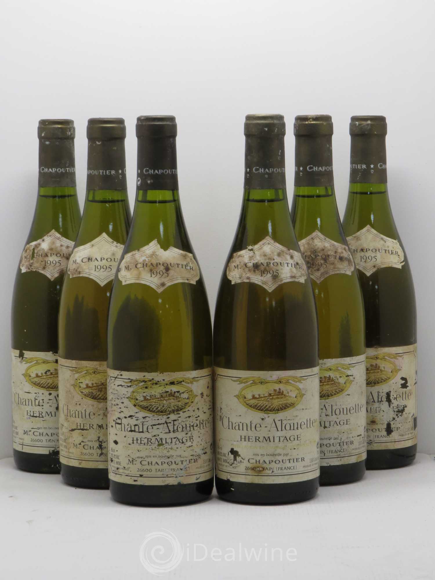 Hermitage Chante Alouette Chapoutier 1995 - Lot de 6 bouteilles - 0