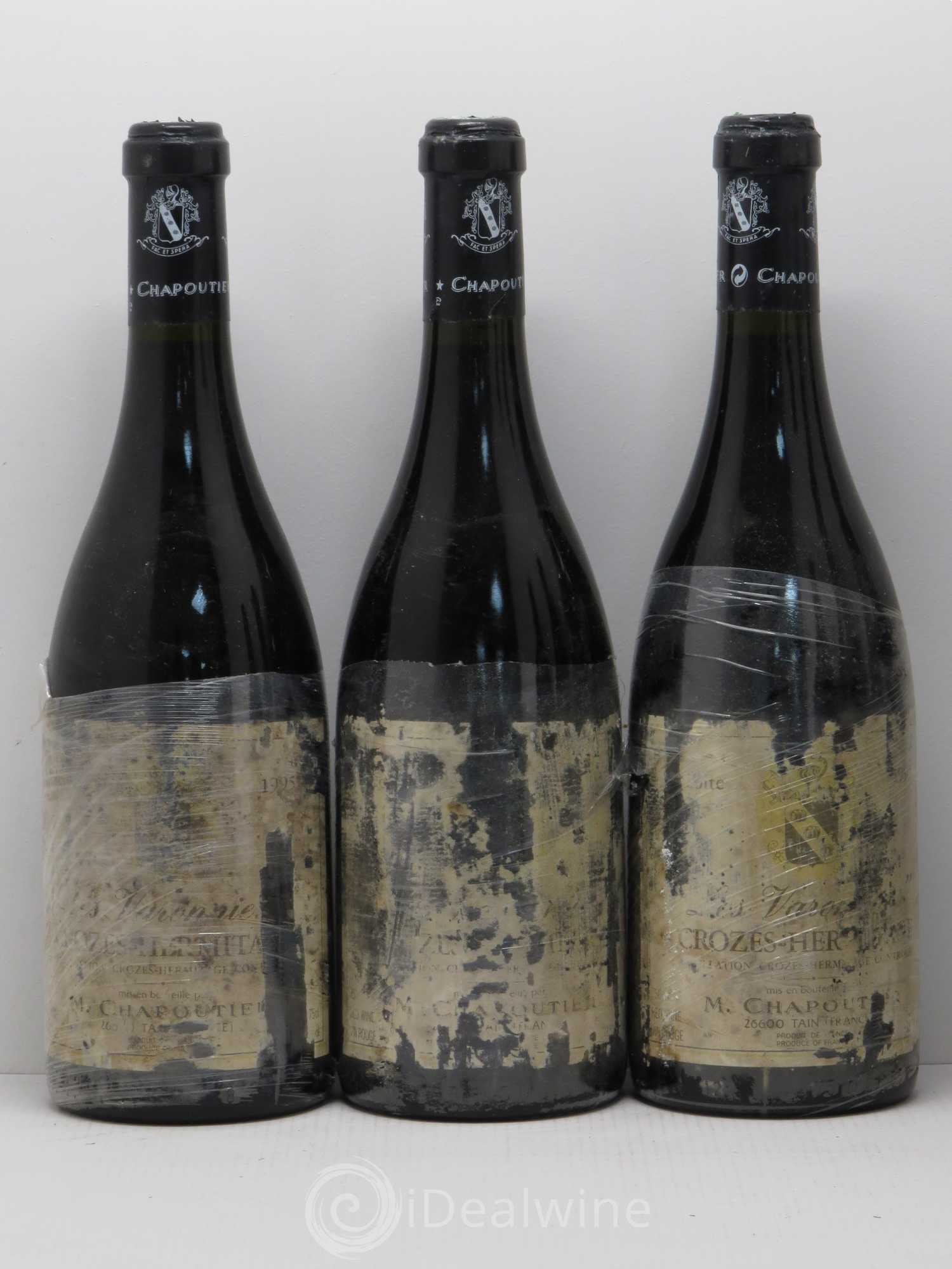 Crozes-Hermitage Les Varonniers Chapoutier 1995 - Lot de 6 bouteilles - 1