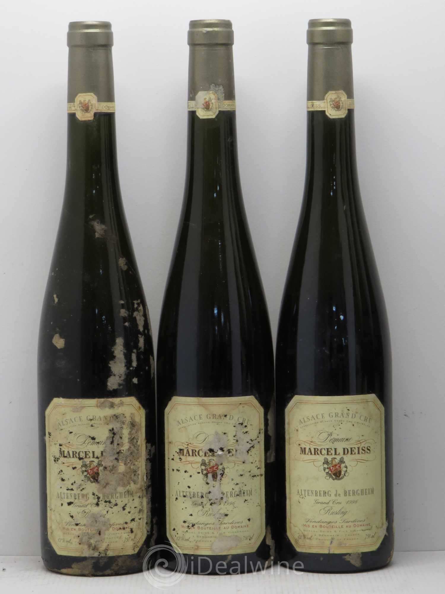 Riesling Vendanges Tardives Altenberg De Bergheim Marcel Deiss 1996 - Lotto di 6 bottiglie - 1