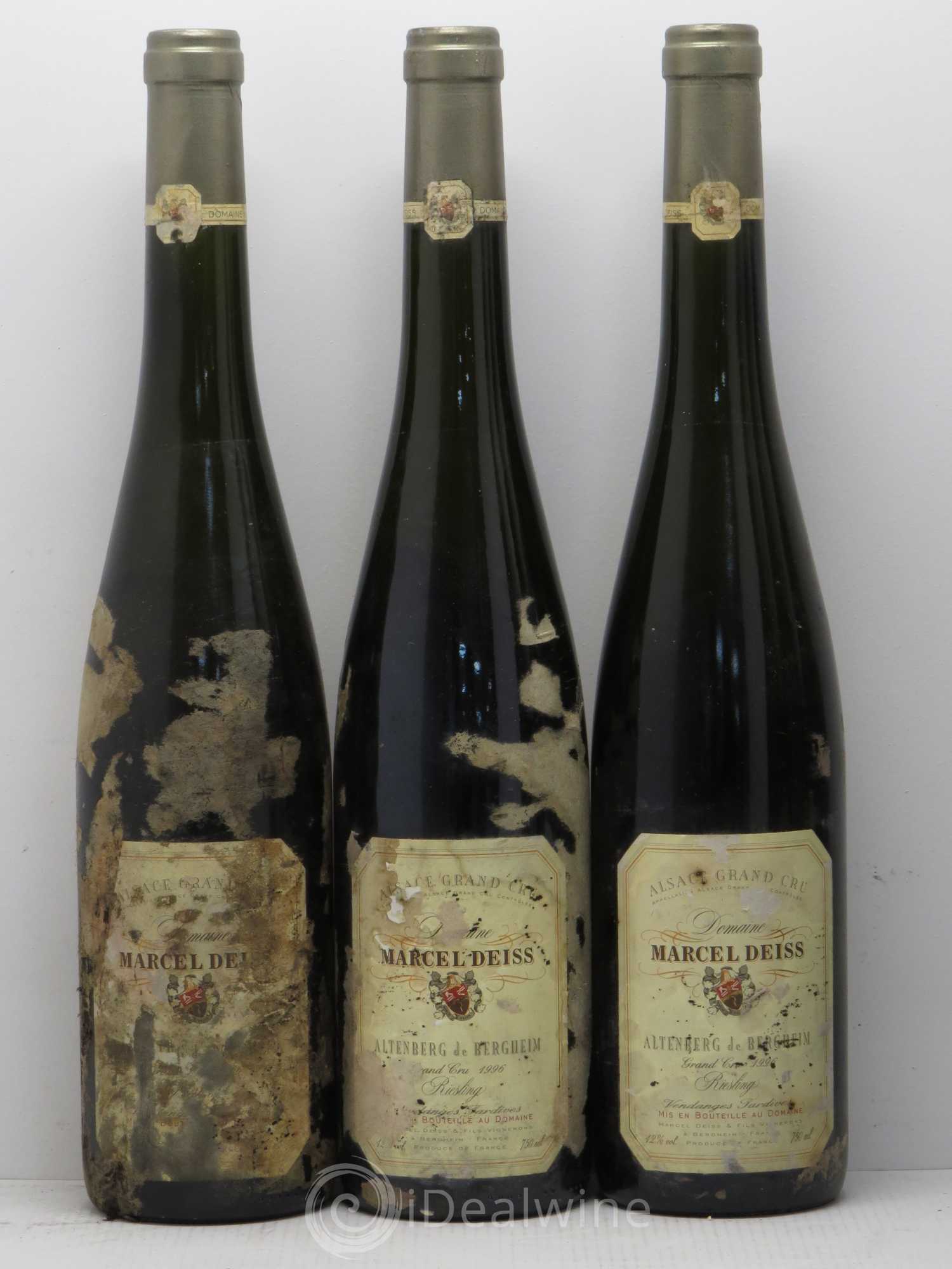 Riesling Vendanges Tardives Altenberg De Bergheim Marcel Deiss 1996 - Lotto di 6 bottiglie - 1